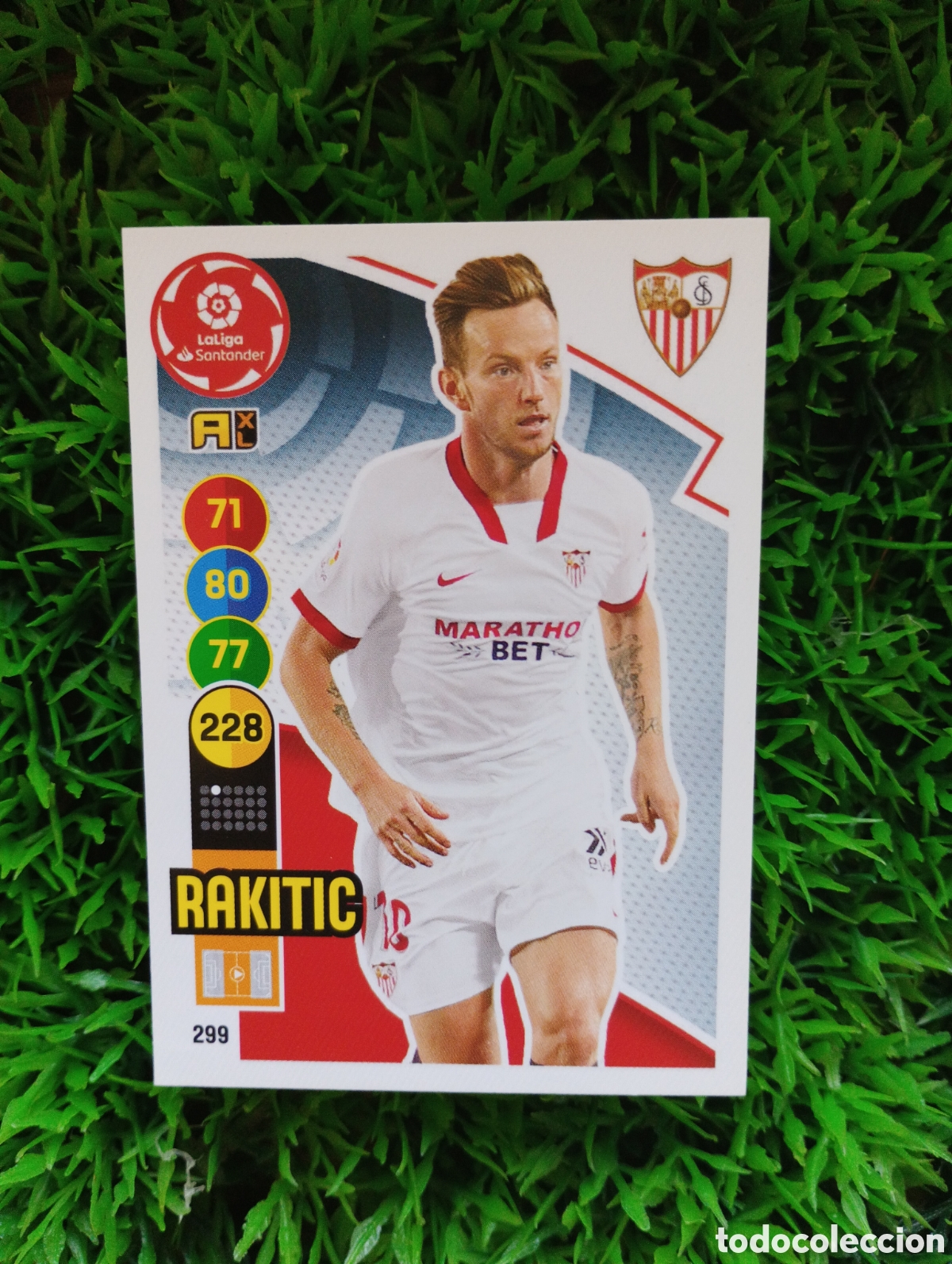 Cromos de f&uacute;tbol: Rakitic Sevilla Adrenalyn 20-21 # 299