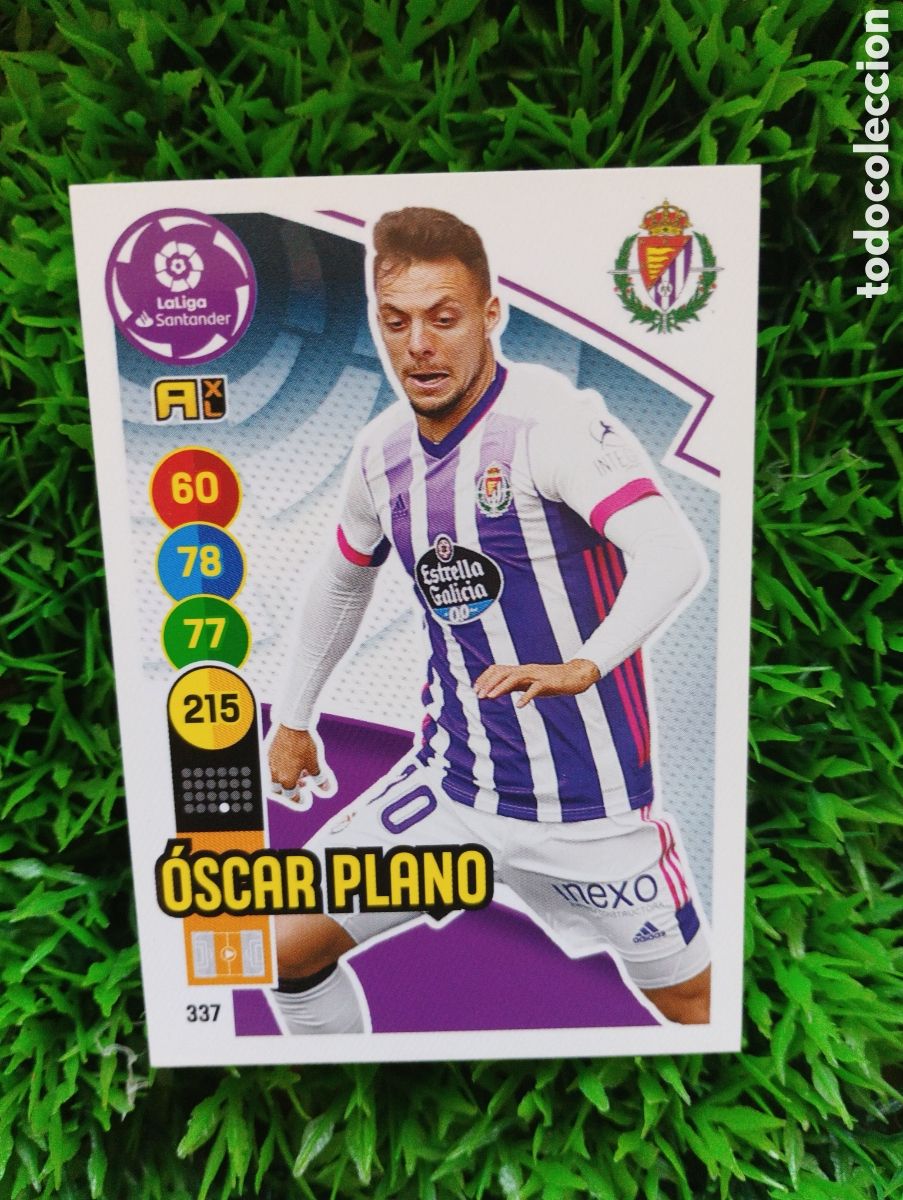 Cromos de f&uacute;tbol: Oscar Plano Valladolid Adrenalyn 20-21 # 337