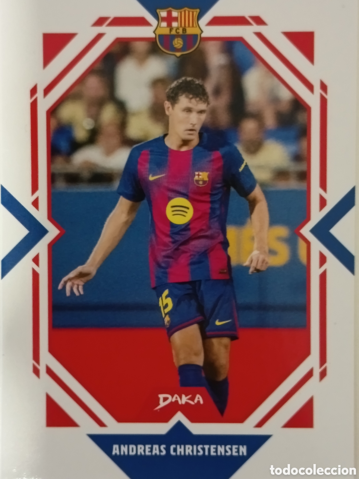 Cromos de f&uacute;tbol: Andreas Christensen Daka Barcelona 2025-2026
