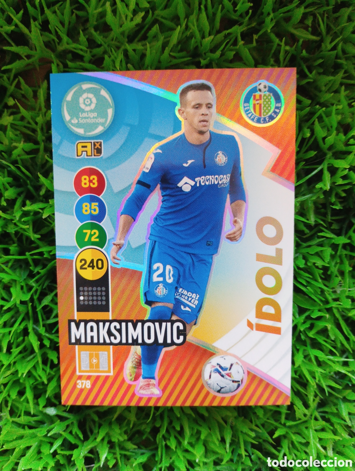 Cromos de f&uacute;tbol: Maksimovic Getafe IDOLO Adrenalyn 20-21 # 378