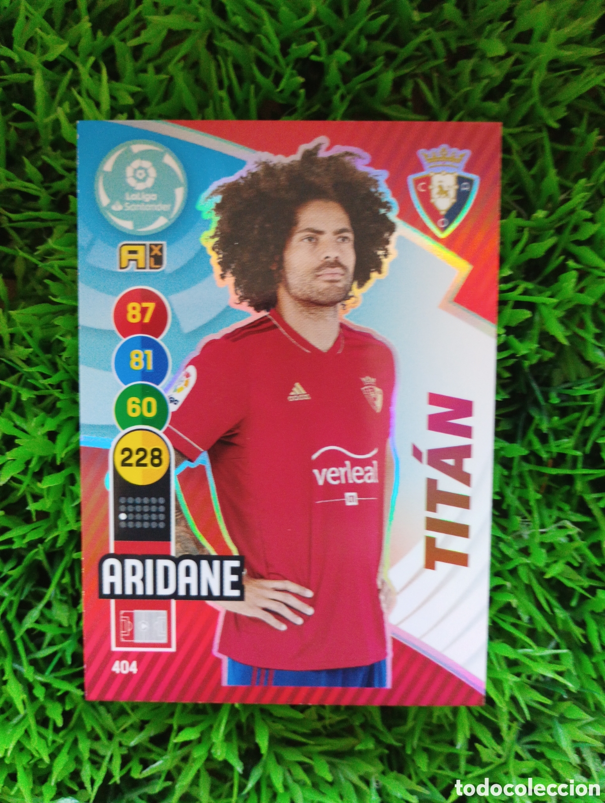 Cromos de f&uacute;tbol: Aridane Osasuna TITAN Adrenalyn 20-21 # 404