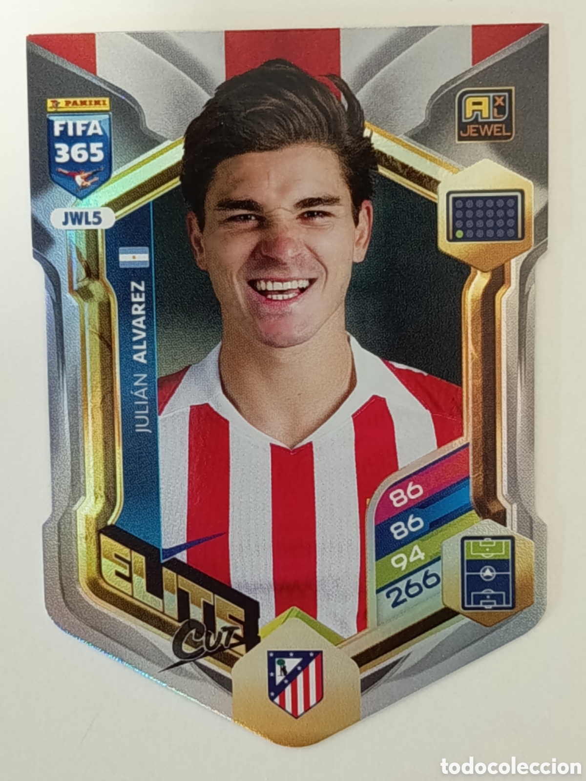Cromos de f&uacute;tbol: JWL5 Juli&aacute;n &Aacute;lvarez adrenalyn FIFA 365 2025-2026