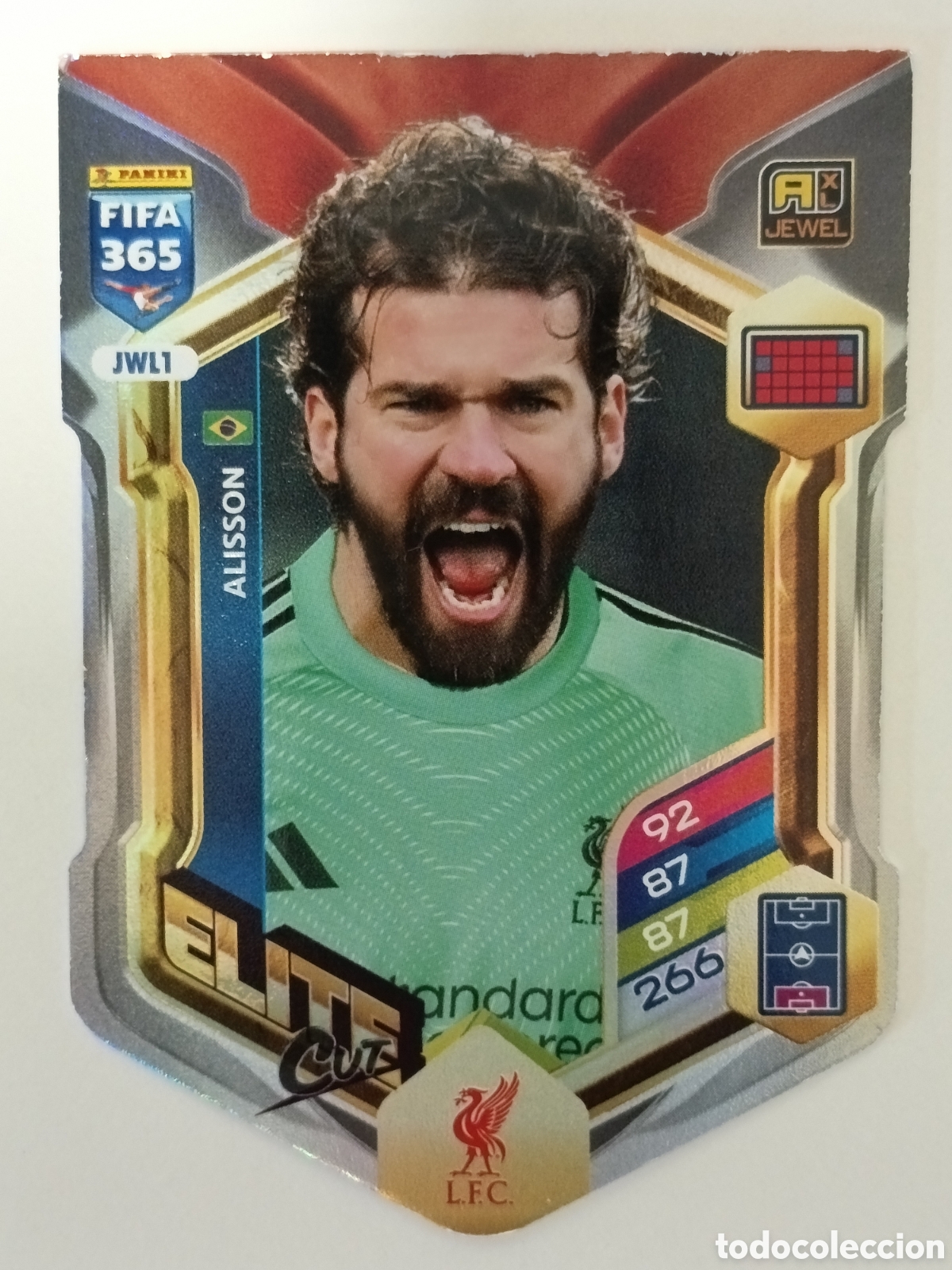 Cromos de f&uacute;tbol: JWL1 Alison adrenalyn FIFA 365 2025-2026