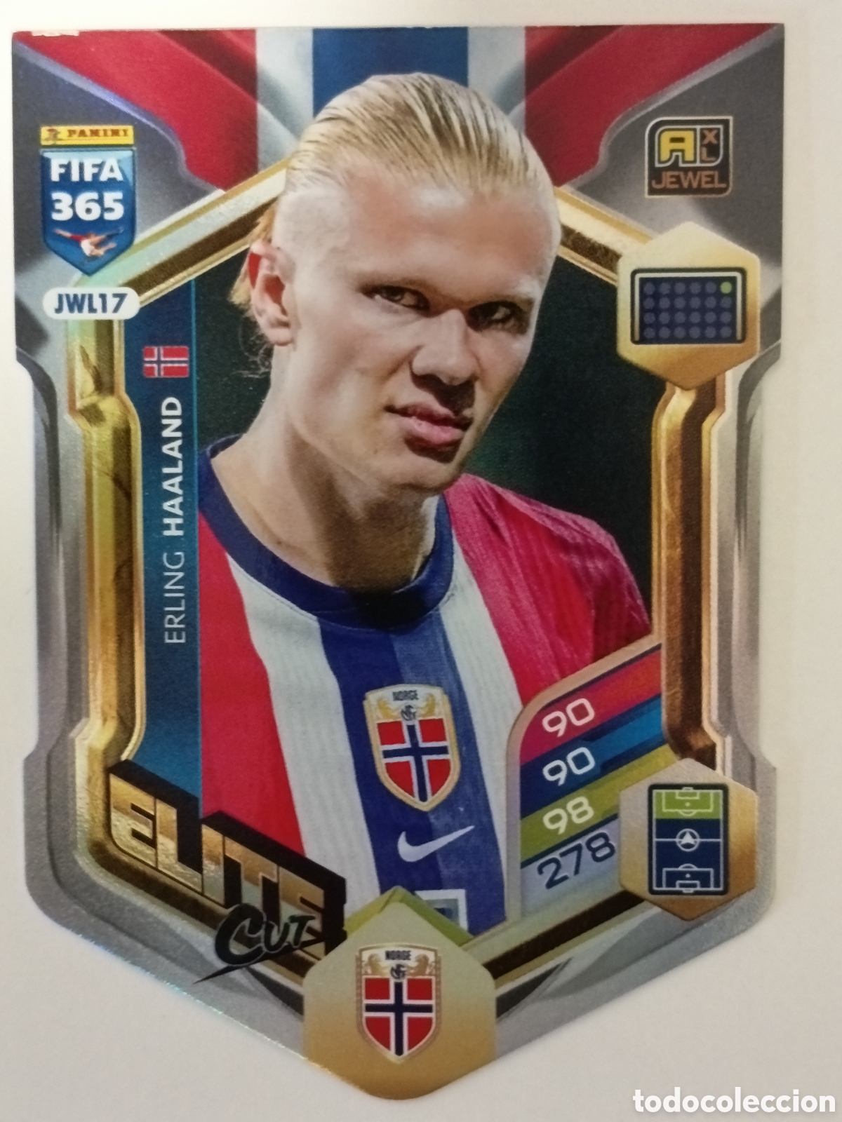 Cromos de f&uacute;tbol: JWL17 Erling Haaland adrenalyn FIFA 365 2025-2026