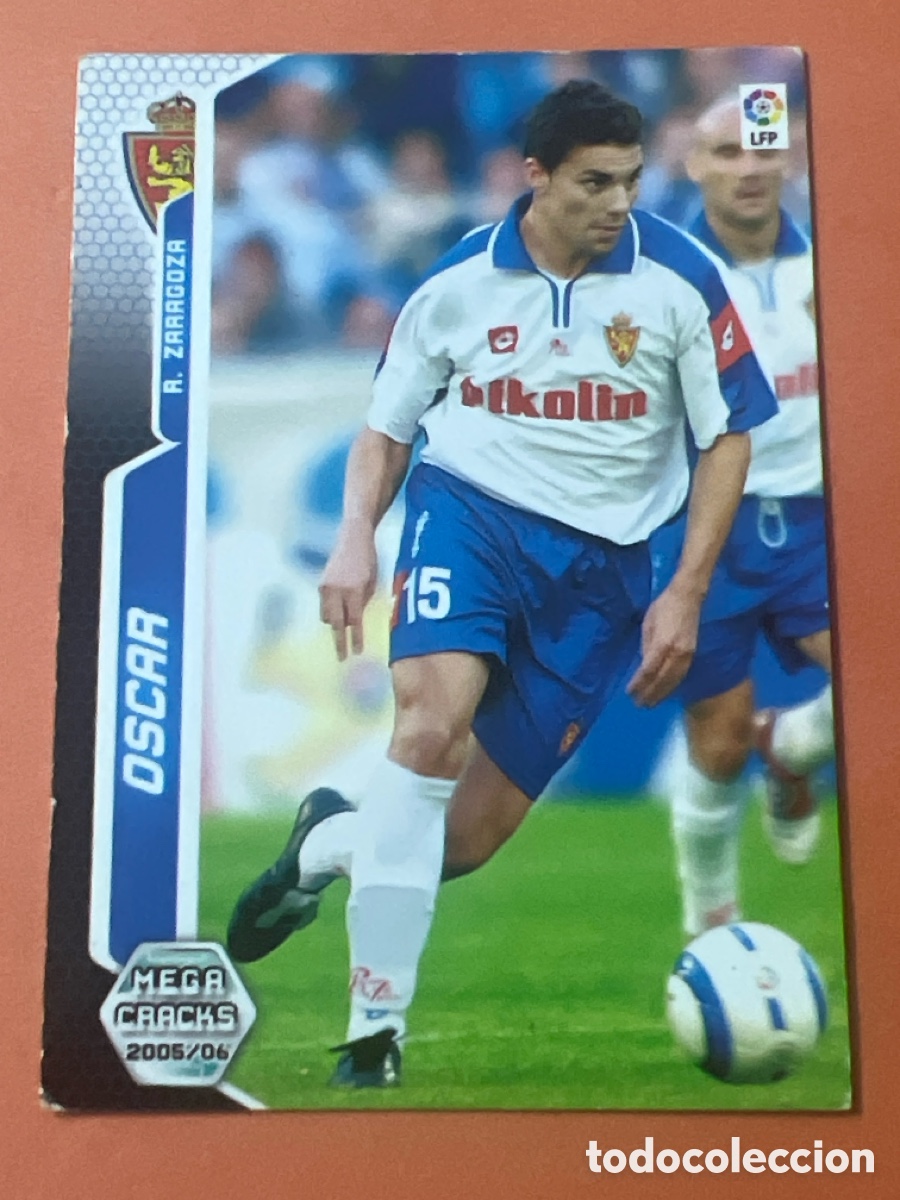 Cromos de f&uacute;tbol: C2927. OSCAR 357 REAL ZARAGOZA MEGACRACKS 2005 2006 PANINI 05 06