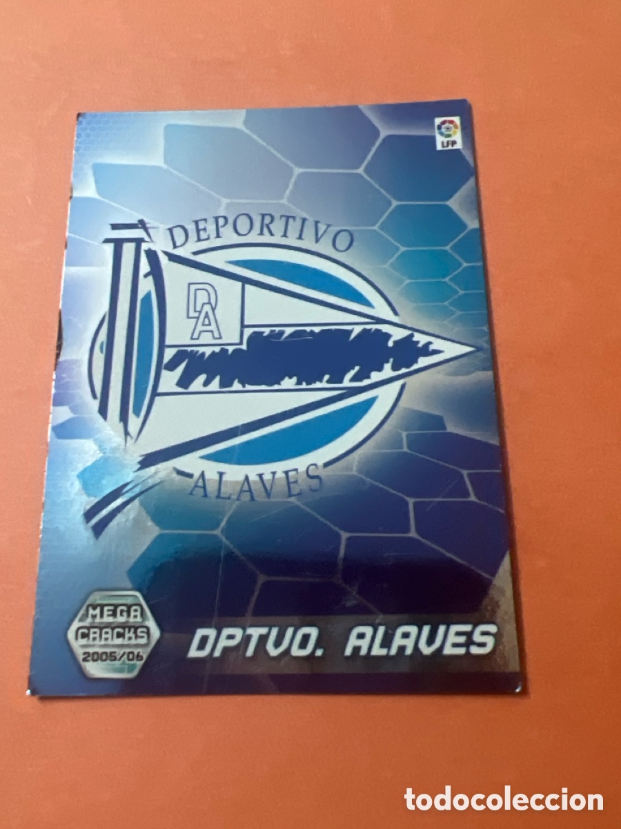 Cromos de f&uacute;tbol: C2945. 1 - Escudo - Dptvo. Alaves - MGK - Megacracks LIGA 2005 2006 05 06 - PANINI