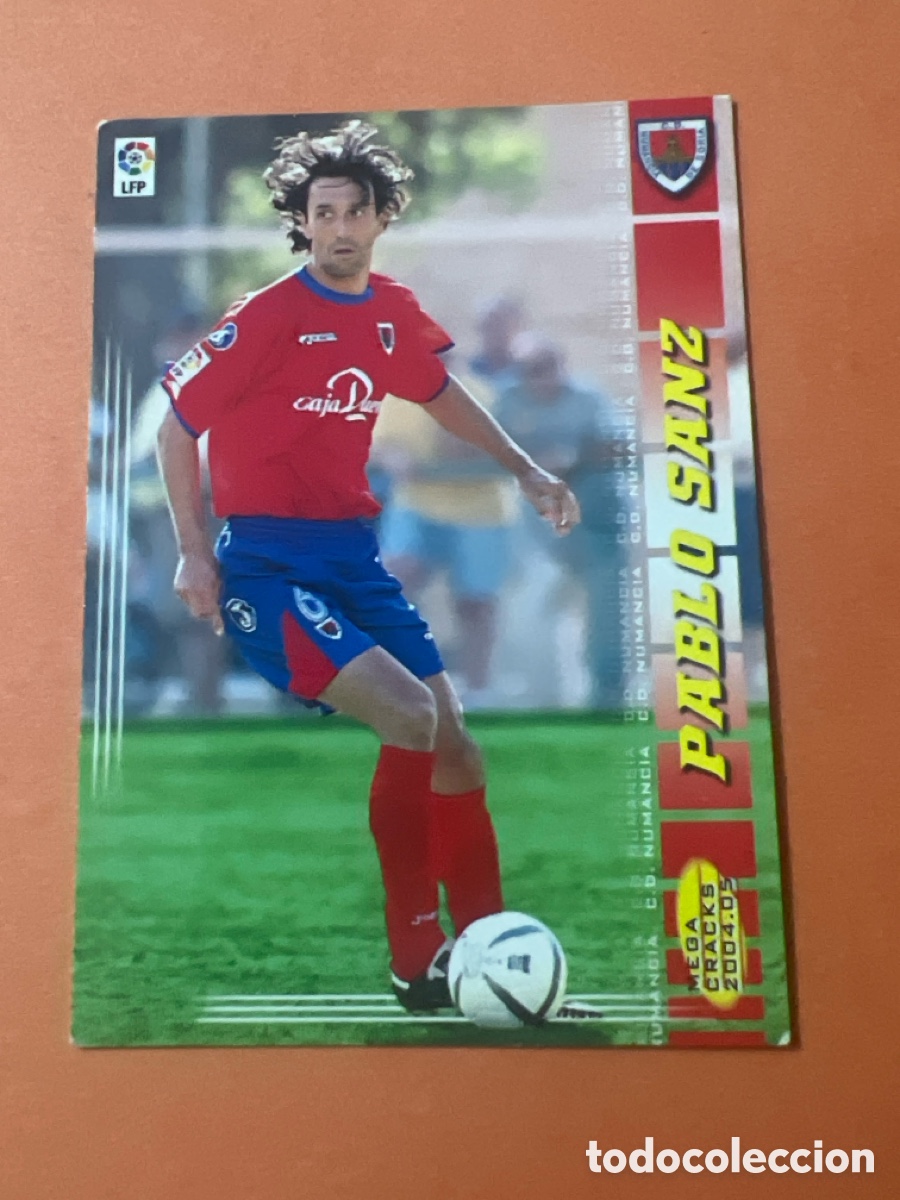Cromos de f&uacute;tbol: C2950. Pablo Sanz -- n&ordm; 224 -- Numancia -- 04/05 -- Megacracks -- MGK -- Panini