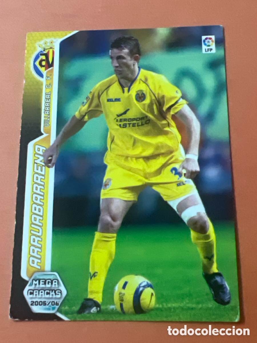 Cromos de f&uacute;tbol: C2972. 332 ARRUABARRENA VILLARREAL CF MEGACRACKS PANINI 2005 2006 MGK 05 06 MEGA CRACKS CROMO