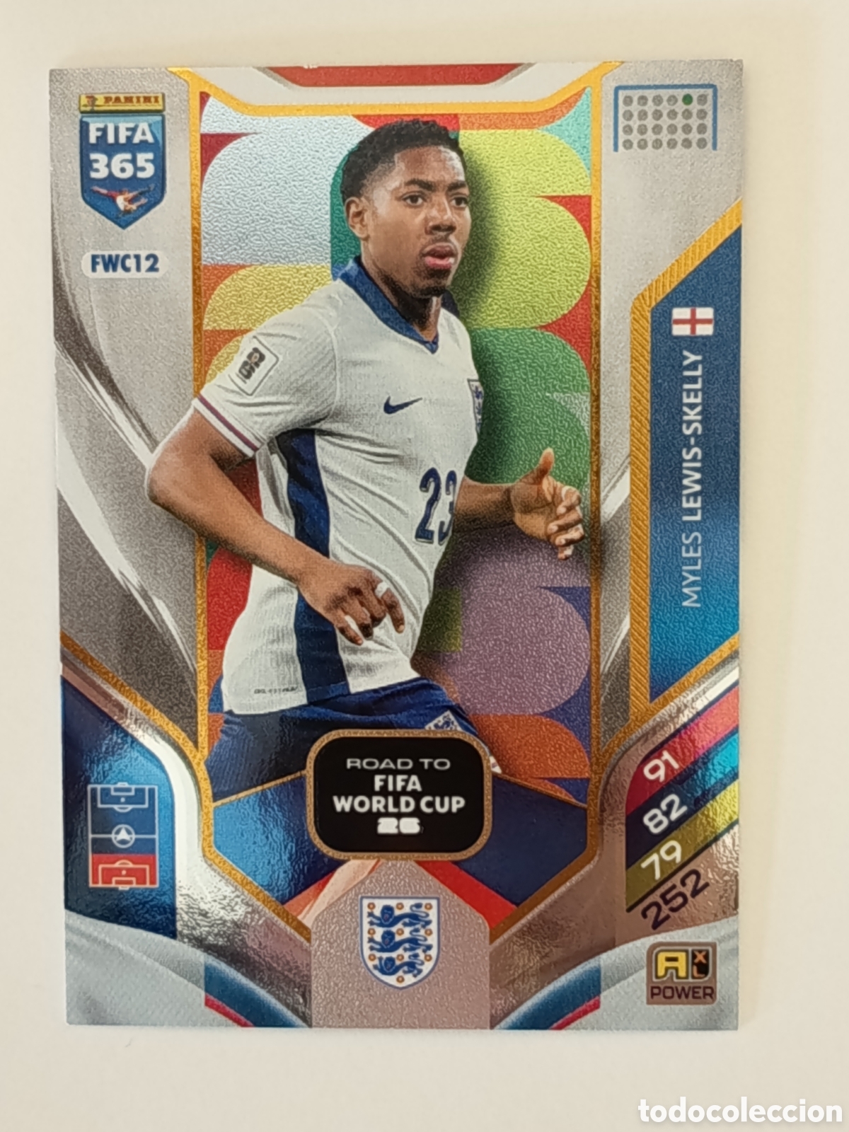 Cromos de f&uacute;tbol: FWC12 Myles Lewis-Skelly adrenalyn FIFA 365 2025-2026