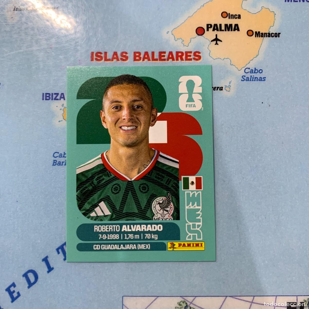 Cromos de f&uacute;tbol: Alvarado numero 19 de Mexico cromo panini Mundial Fifa World Cup 2026