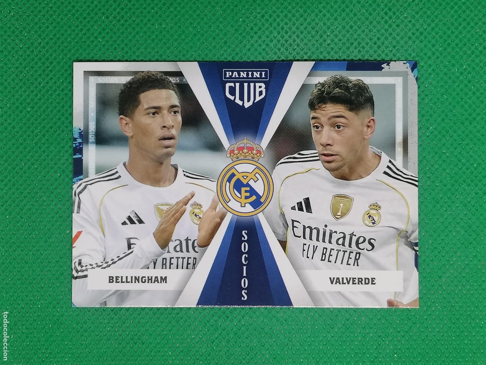 Figurine di Calcio: 47 BELLINGHAM VALVERDE SOCIOS ⚽ PANINI CLUB REAL MADRID CARD 25 26 2025 2026 ⚽