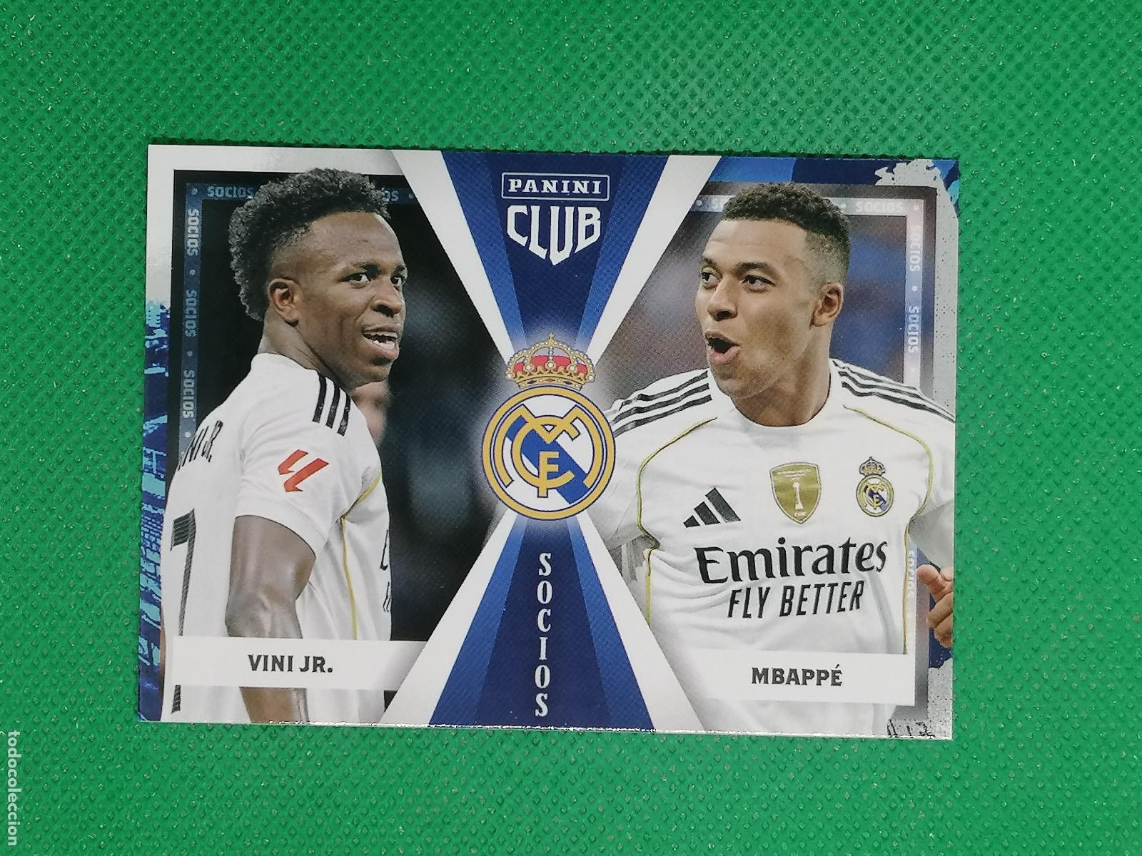 Figurine di Calcio: 49 VINI JR MBAPPE SOCIOS ⚽ PANINI CLUB REAL MADRID CARD 25 26 2025 2026 ⚽