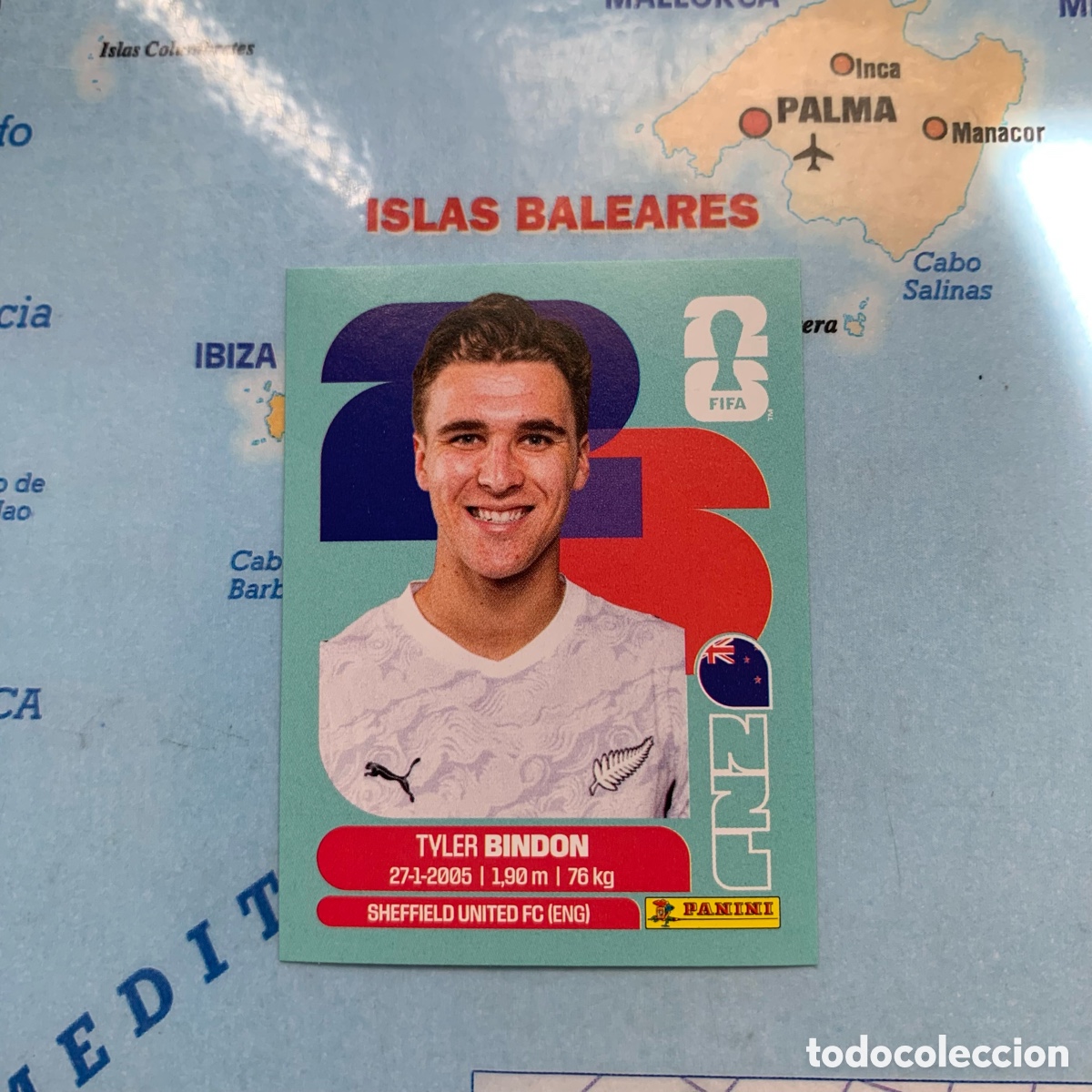 Cromos de f&uacute;tbol: Nueva Zelanda n&uacute;mero 7 cromo panini Mundial Fifa World Cup 2026