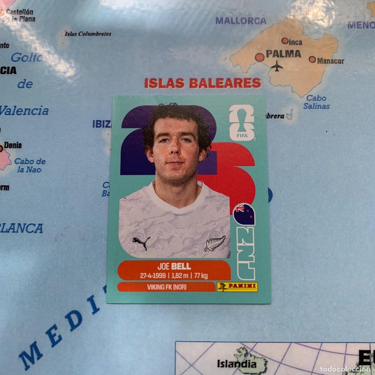 Cromos de f&uacute;tbol: Nueva Zelanda n&uacute;mero 10 cromo panini Mundial Fifa World Cup 2026