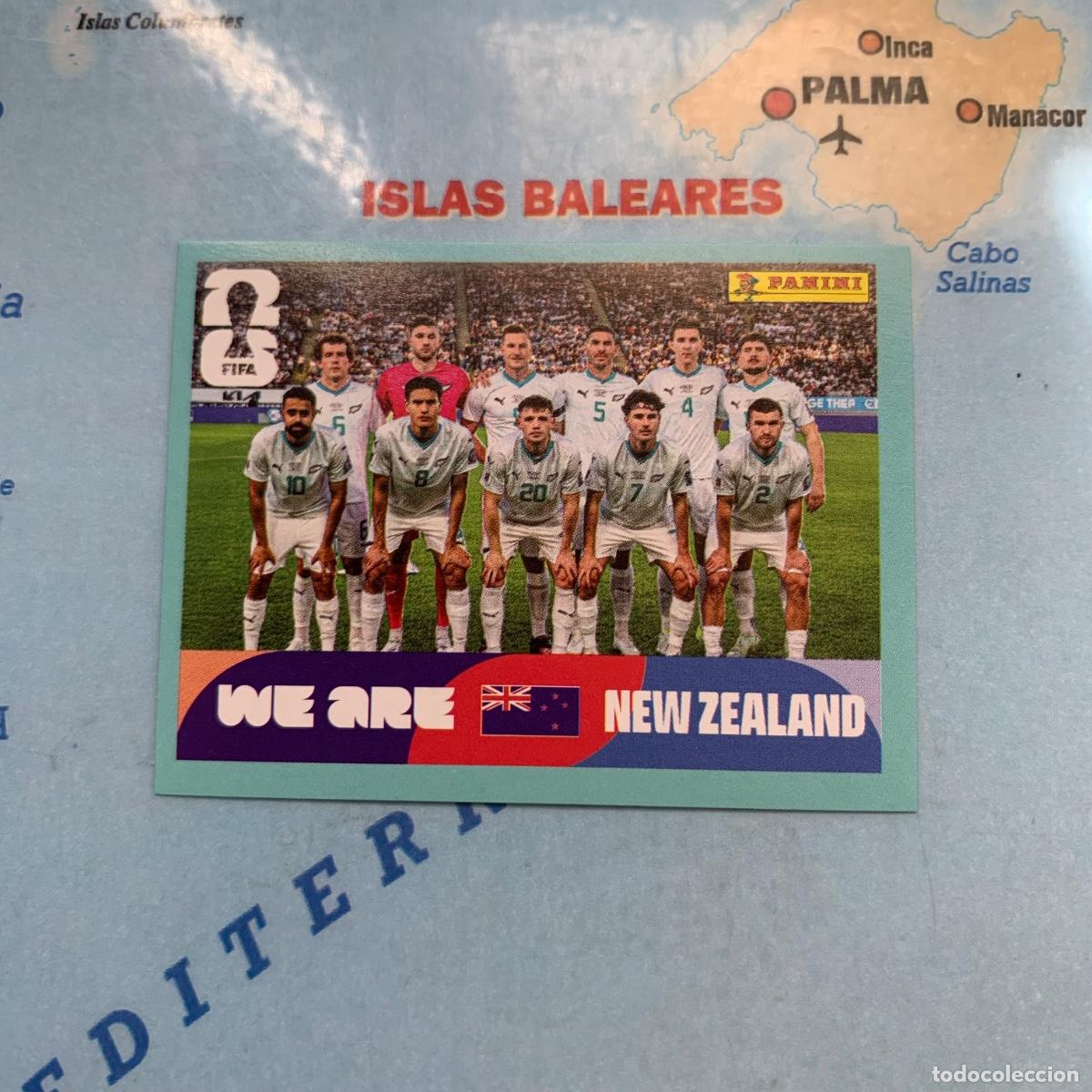 Cromos de f&uacute;tbol: Nueva Zelanda n&uacute;mero 13 cromo panini Mundial Fifa World Cup 2026