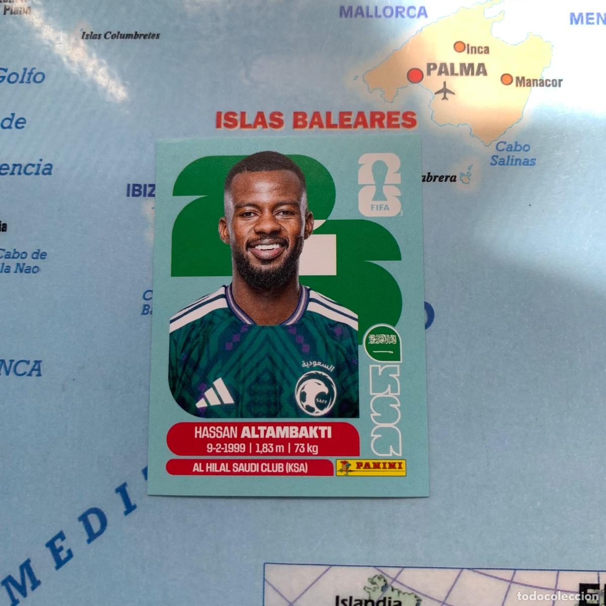 Cromos de f&uacute;tbol: Arabia Saudi n&uacute;mero 8 cromo panini Mundial Fifa World Cup 2026