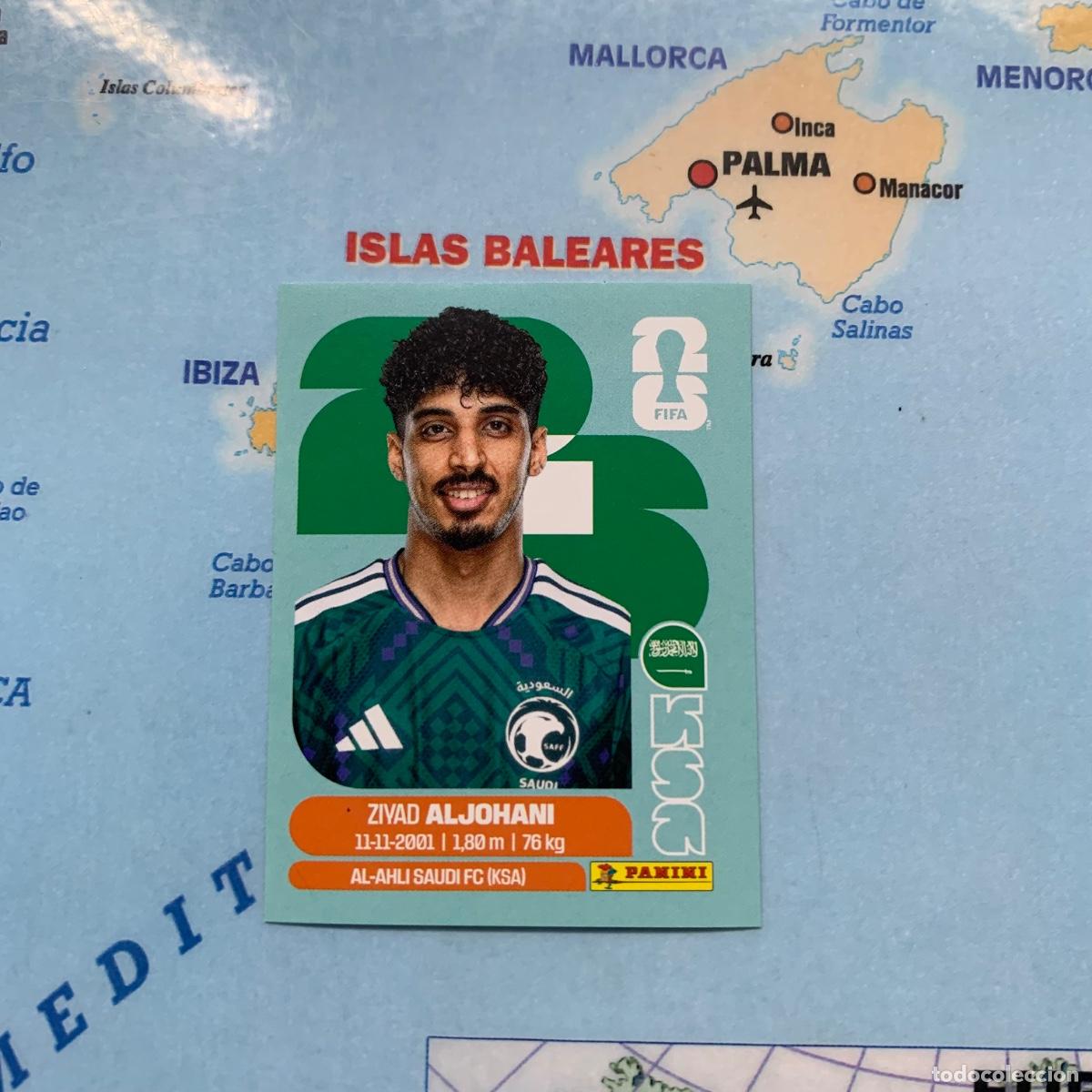 Cromos de f&uacute;tbol: Arabia Saudi n&uacute;mero 10 cromo panini Mundial Fifa World Cup 2026