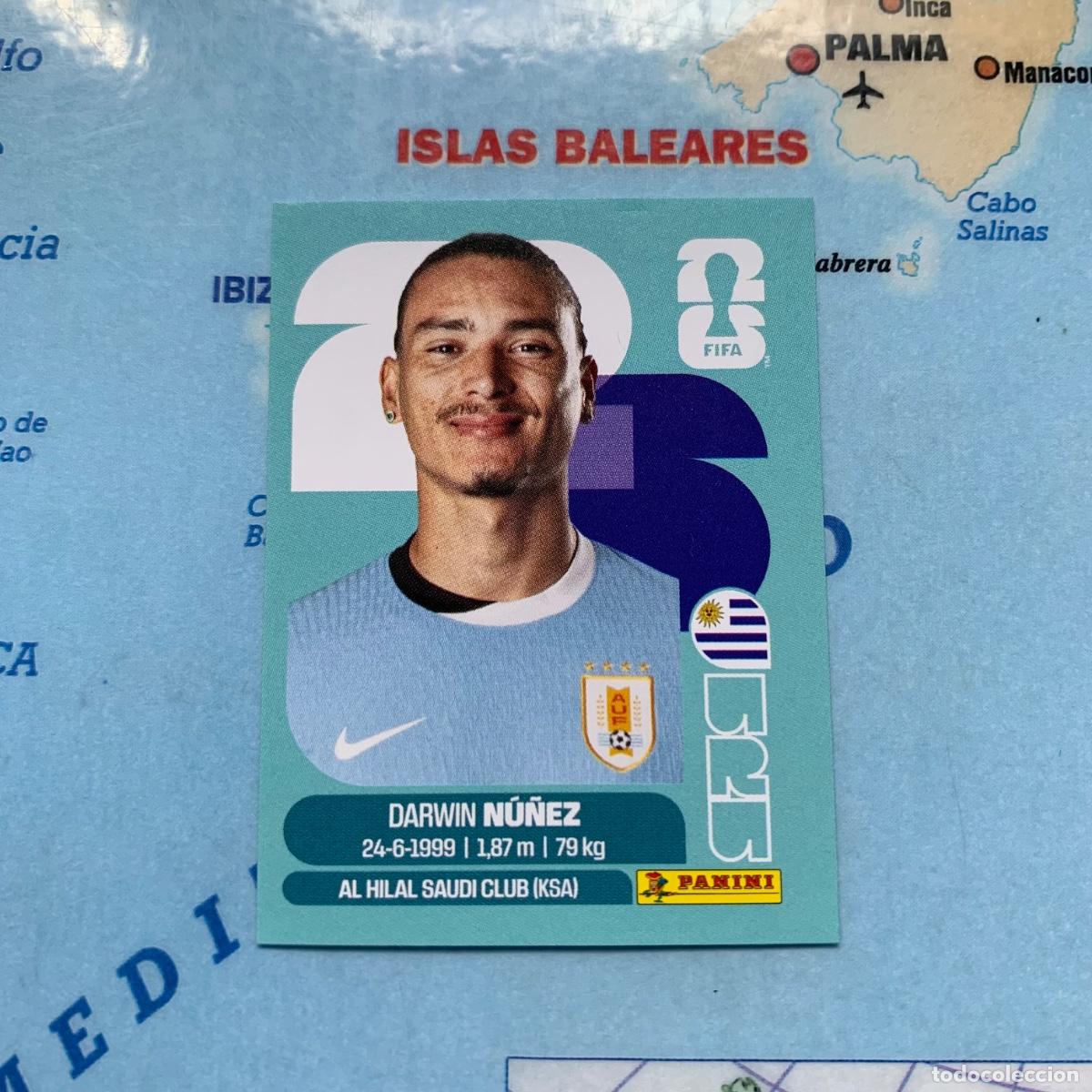 Cromos de f&uacute;tbol: Uruguay n&uacute;mero 17 cromo panini Mundial Fifa World Cup 2026