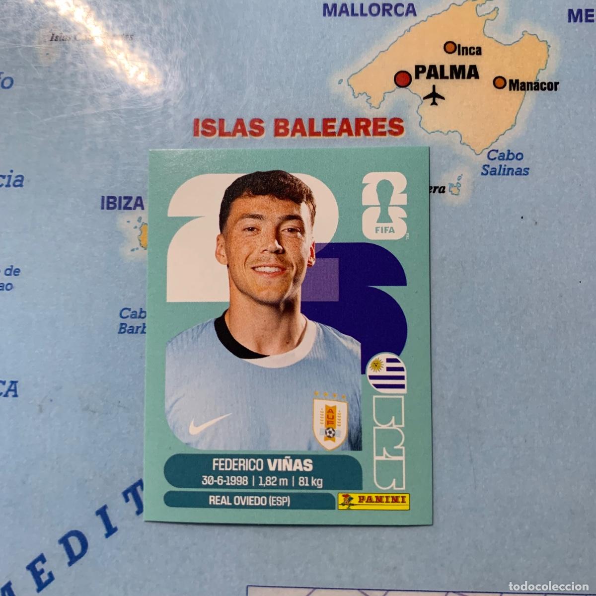 Cromos de f&uacute;tbol: Uruguay n&uacute;mero 18 cromo panini Mundial Fifa World Cup 2026