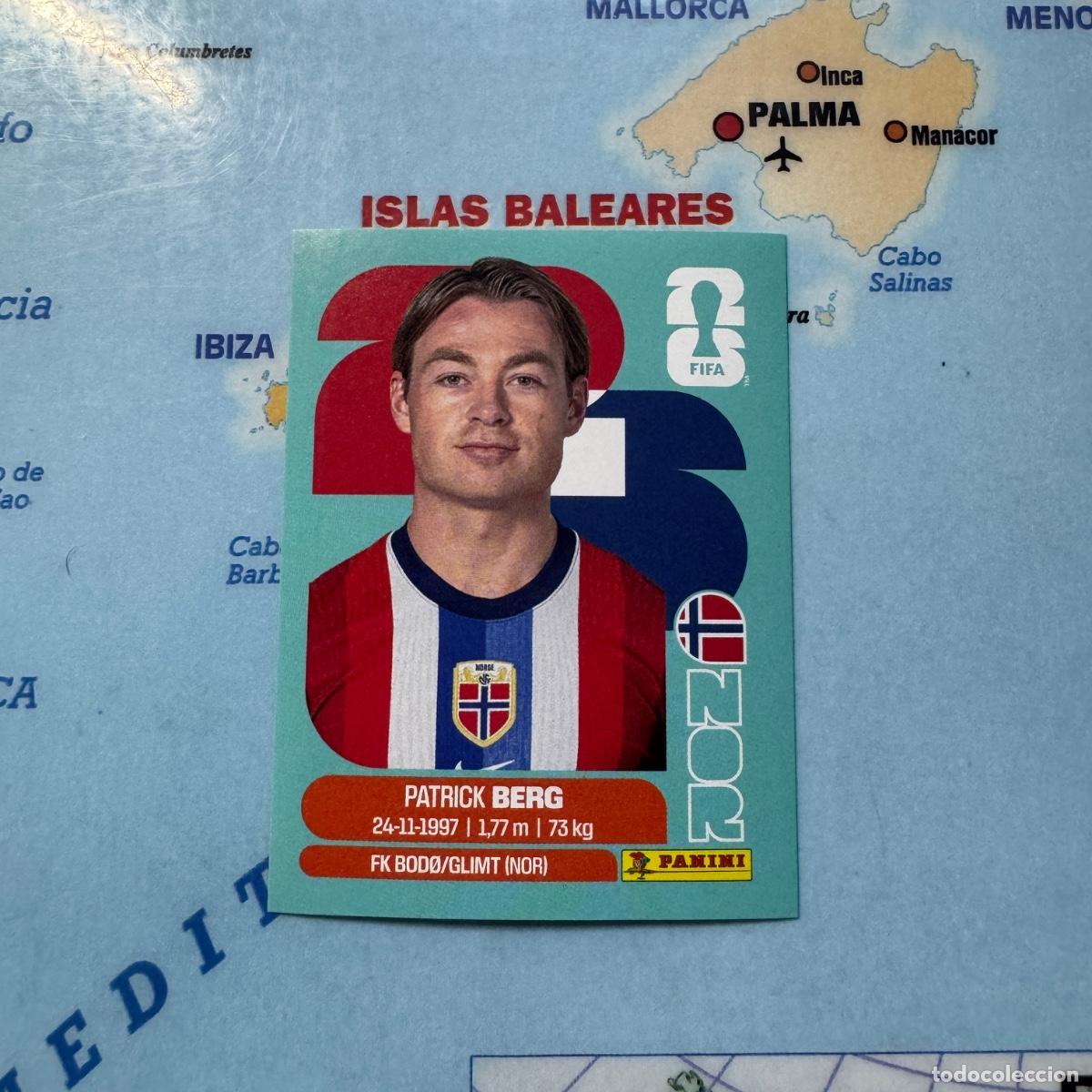 Cromos de f&uacute;tbol: Noruega n&uacute;mero 14 cromo panini Mundial Fifa World Cup 2026