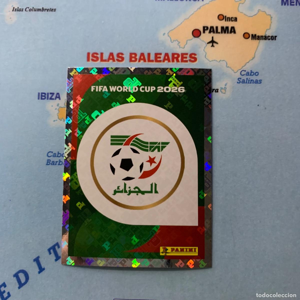 Cromos de f&uacute;tbol: Argelia n&uacute;mero 1 cromo panini Mundial Fifa World Cup 2026
