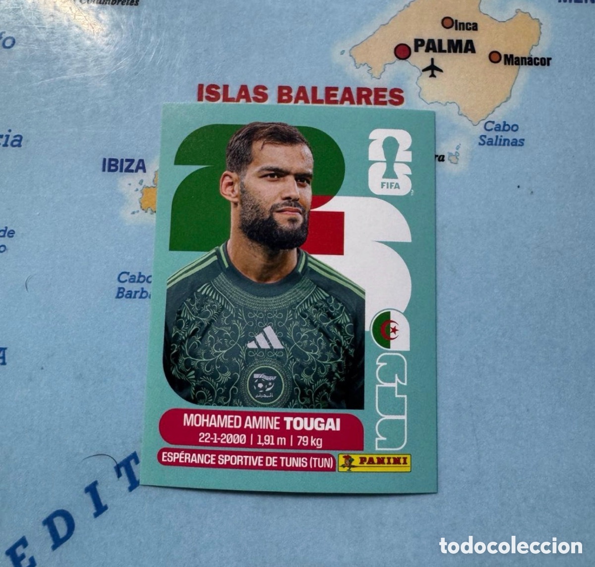 Cromos de f&uacute;tbol: Argelia n&uacute;mero 6 cromo panini Mundial Fifa World Cup 2026