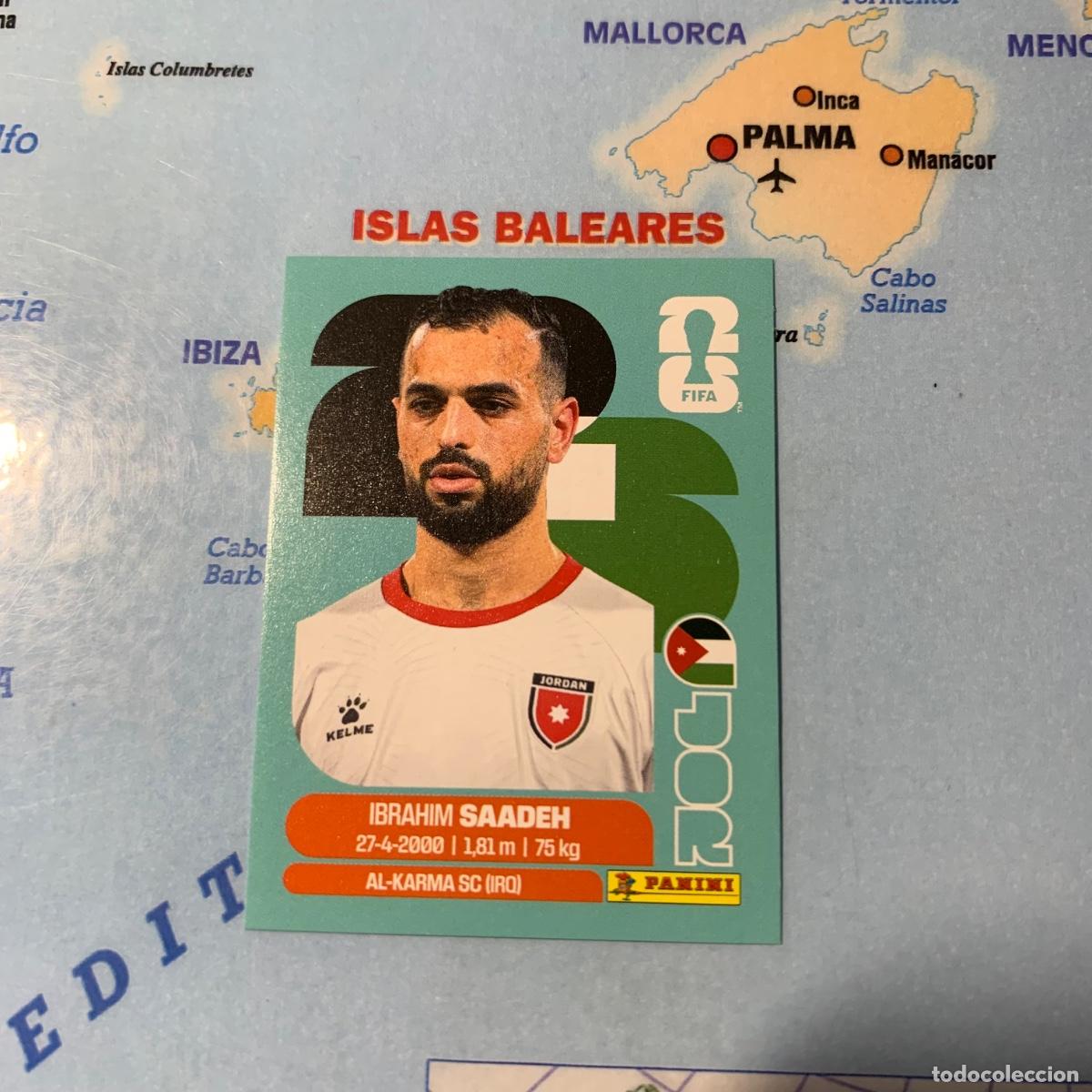 Figurine di Calcio: Jordania n&uacute;mero 9 cromo panini Mundial Fifa World Cup 2026