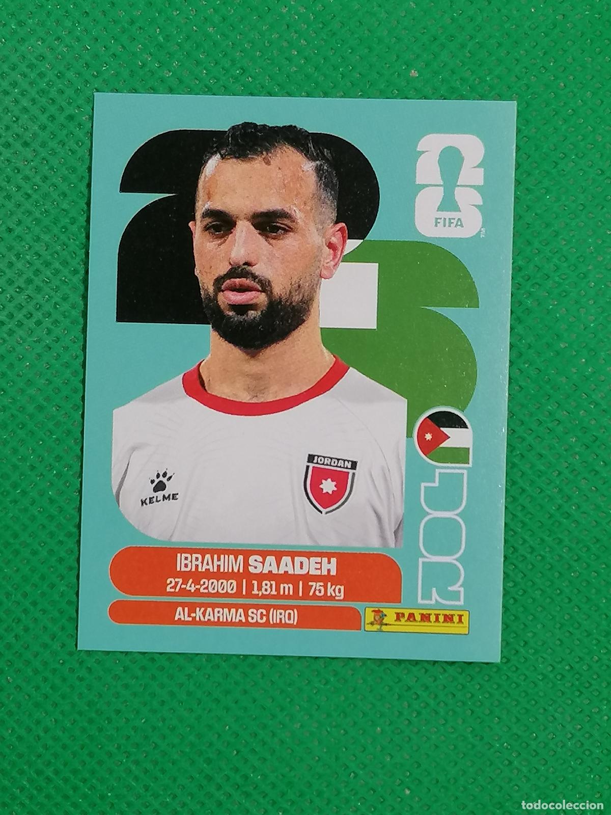 Figurine di Calcio: JOR 9 JOR9 IBRAHIM SAADEH JORDANIA ⚽ PANINI FIFA MUNDIAL WORLD CUP 26 2026 STICKER ⚽