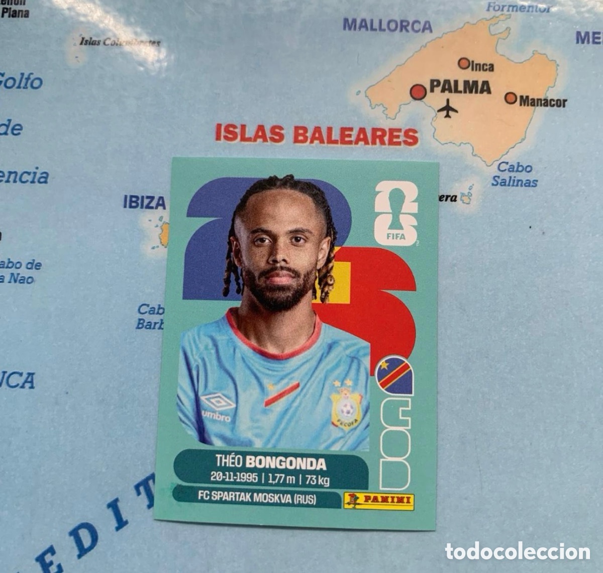 Cartes &agrave; collectionner de Football: Congo n&uacute;mero 14 cromo panini Mundial Fifa World Cup 2026