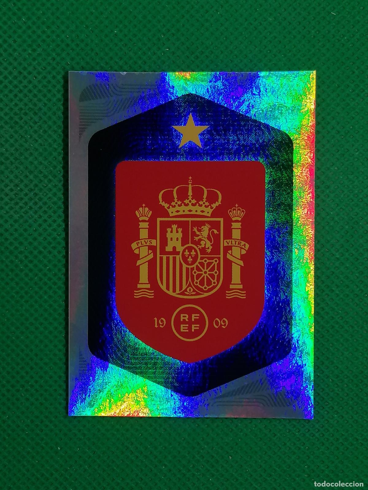 Cromos de f&uacute;tbol: 1 ESCUDO ⚽ PANINI SELECCION ESPA&Ntilde;OLA ESPA&Ntilde;A SPAIN CARREFOUR 26 2026 ⚽