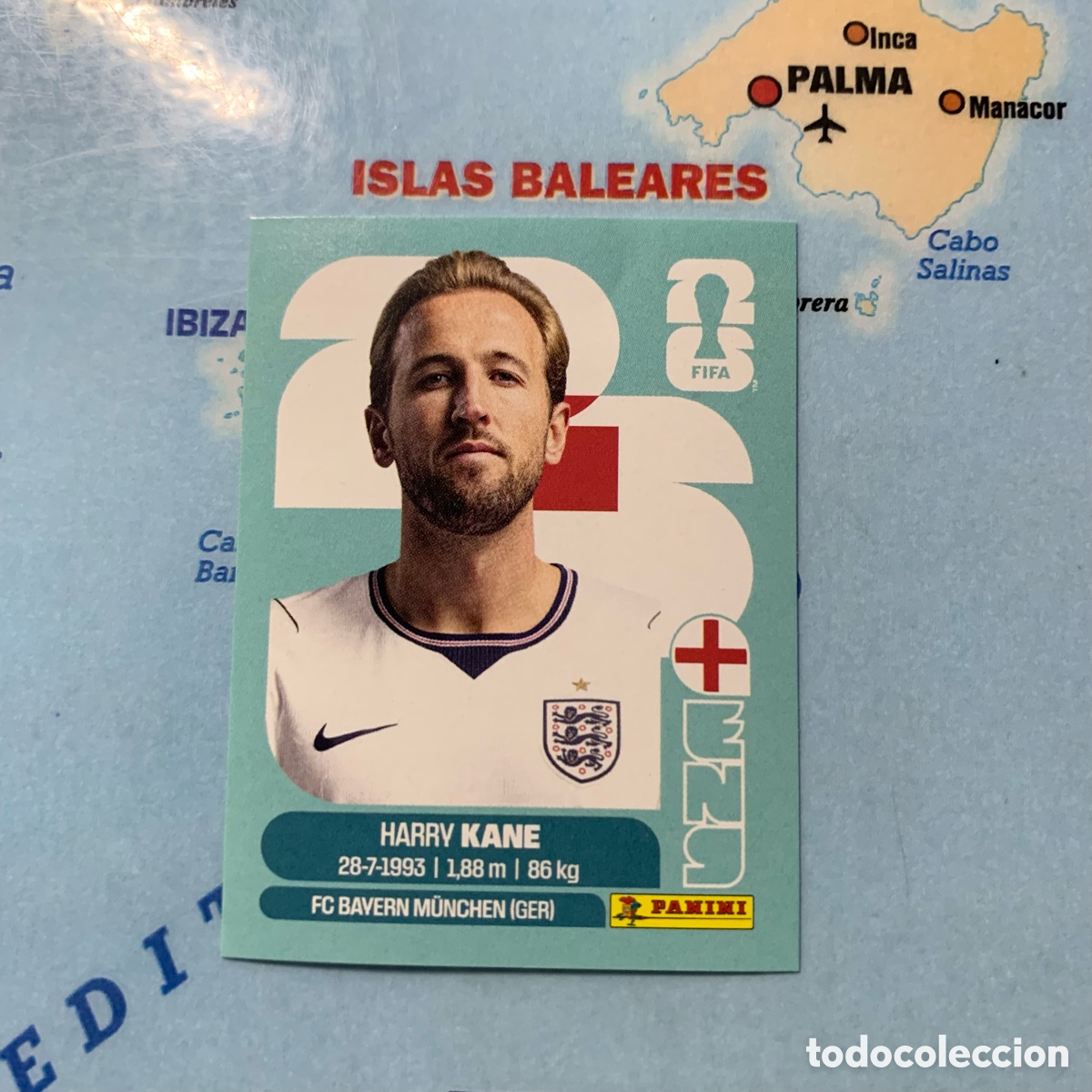 Cromos de Futebol: Inglaterra n&uacute;mero 18 cromo panini Mundial Fifa World Cup 2026