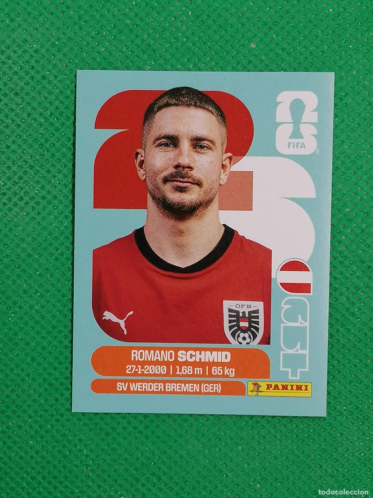 Fu&szlig;ball-Sticker: AUT 16 AUT16 ROMANO SCHMID AUSTRIA ⚽ PANINI FIFA MUNDIAL WORLD CUP 26 2026 STICKER ⚽