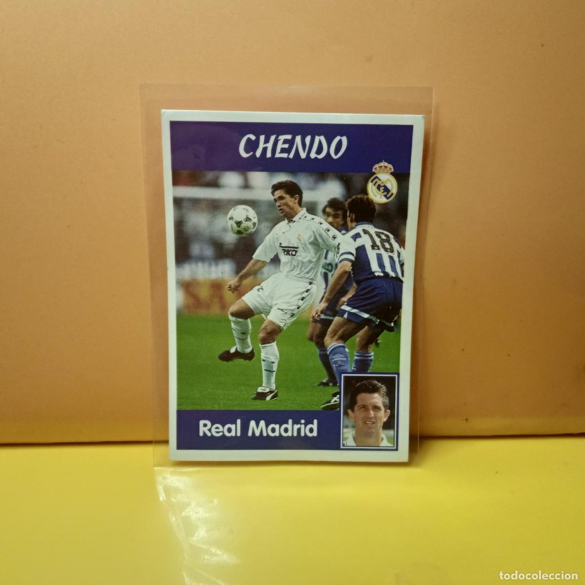 Cromos de f&uacute;tbol: PANINI SPORTS; MEGACRACKS 1997 1998 97 98 REAL MADRID CHENDO 5