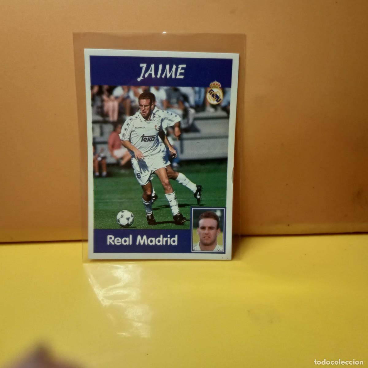 Cromos de f&uacute;tbol: PANINI SPORTS; MEGACRACKS 1997 1998 97 98 REAL MADRID JAIME 9