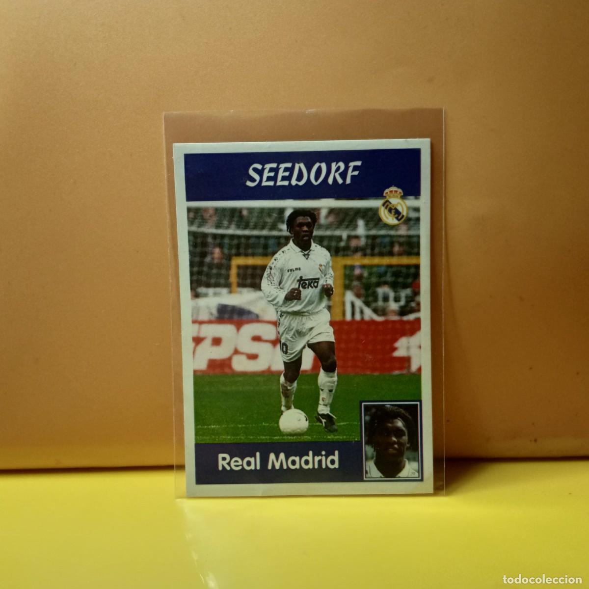 Cromos de f&uacute;tbol: PANINI SPORTS; MEGACRACKS 1997 1998 97 98 REAL MADRID SEEDORF 10