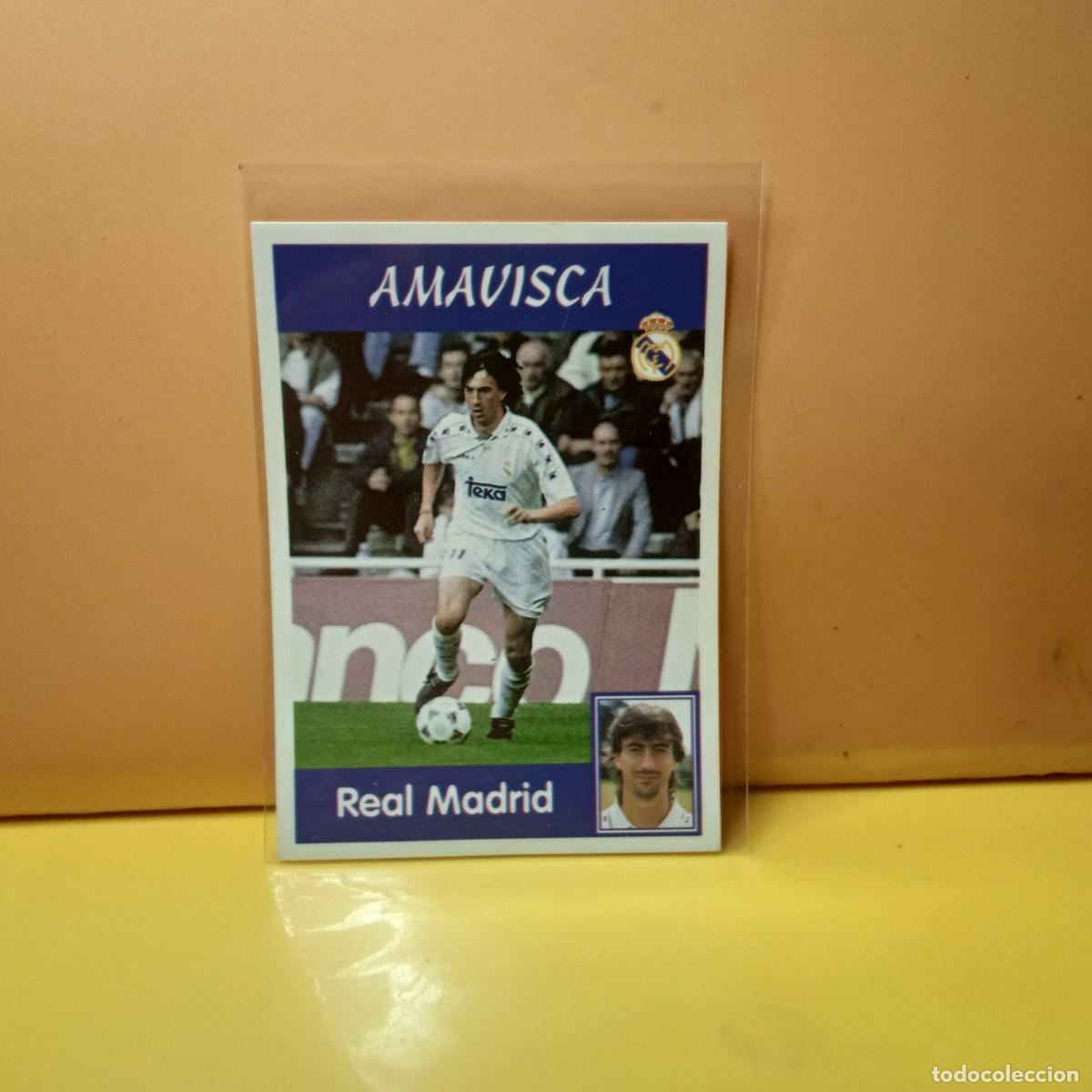 Cromos de f&uacute;tbol: PANINI SPORTS; MEGACRACKS 1997 1998 97 98 REAL MADRID AMAVISCA 12