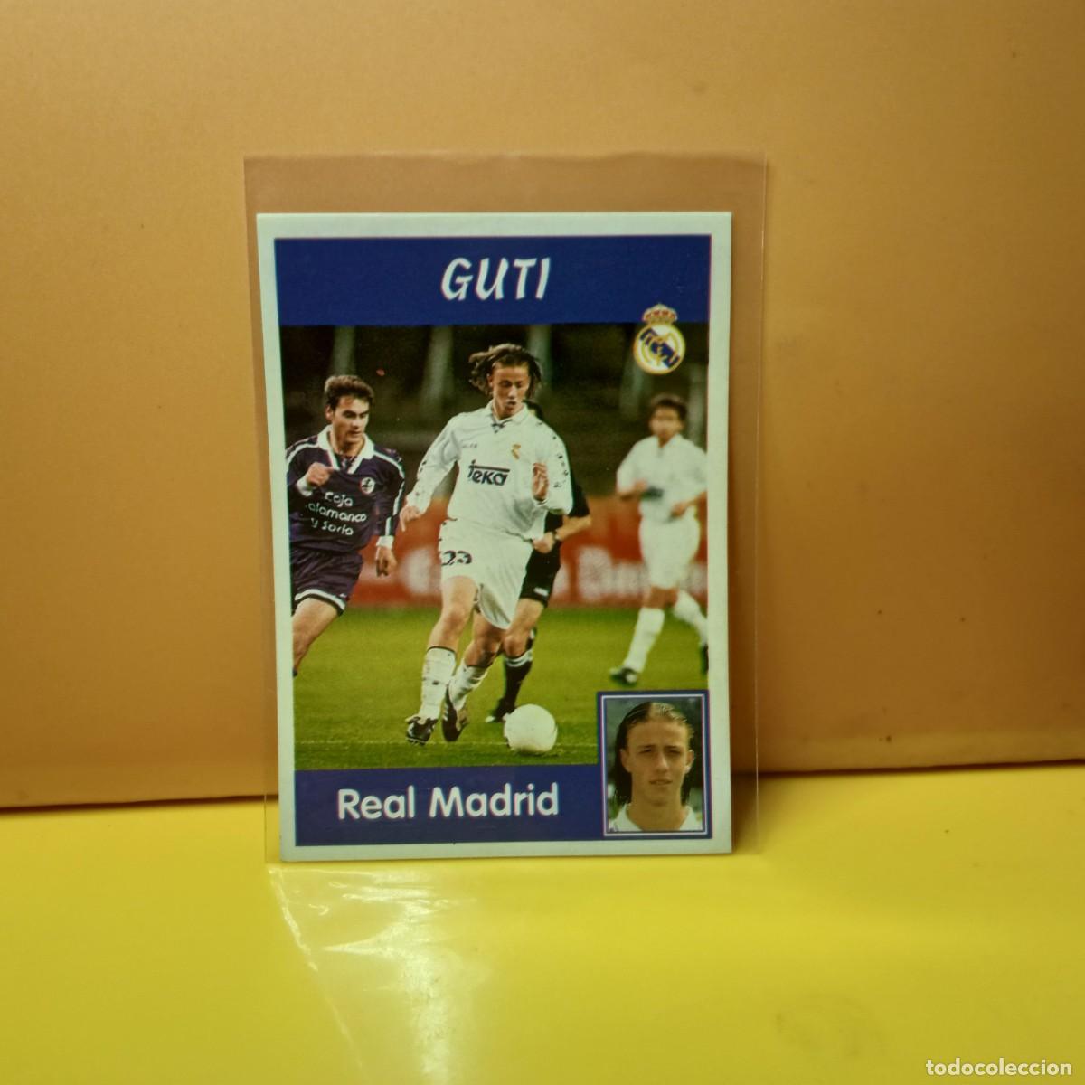 Cromos de f&uacute;tbol: PANINI SPORTS; MEGACRACKS 1997 1998 97 98 REAL MADRID GUTI 12 A 12A