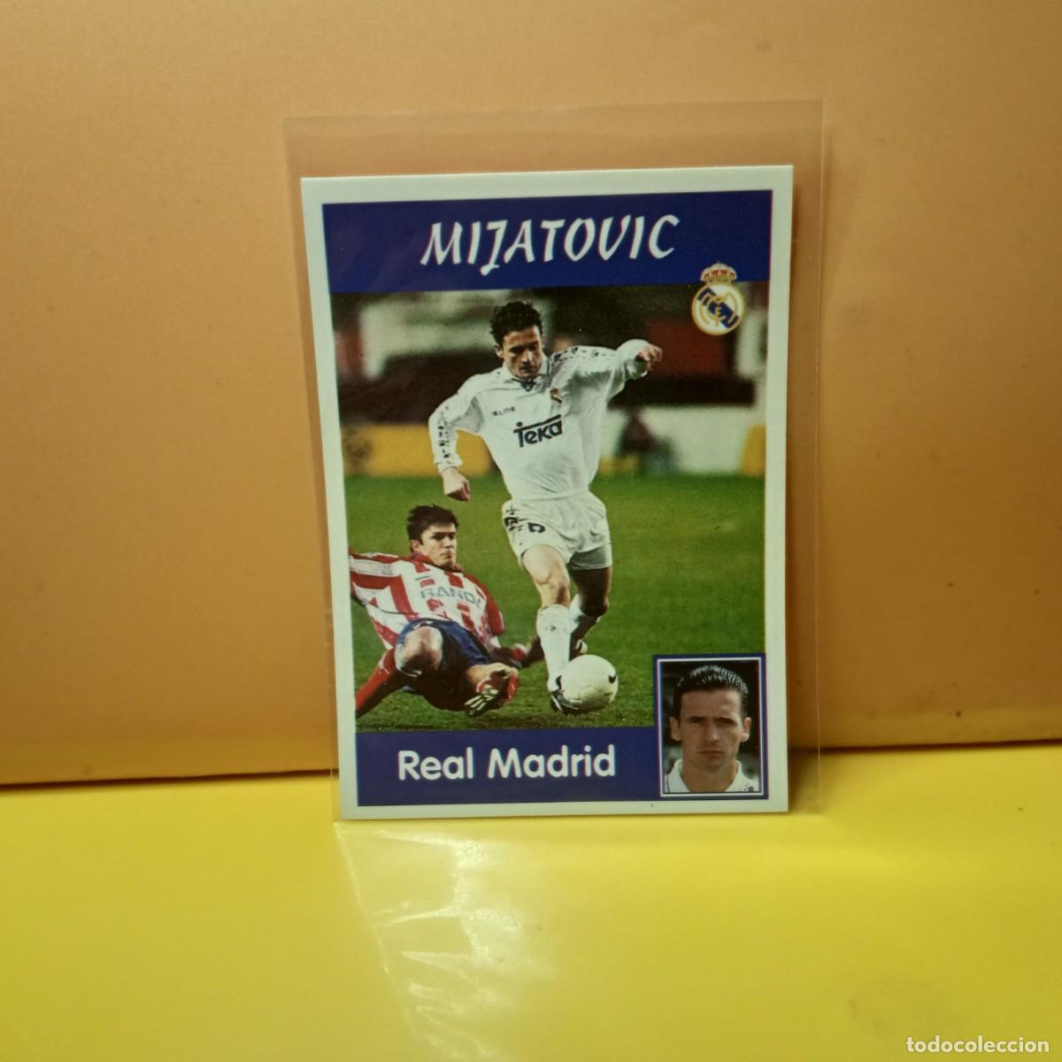 Cromos de f&uacute;tbol: PANINI SPORTS; MEGACRACKS 1997 1998 97 98 REAL MADRID MIJATOVIC 14