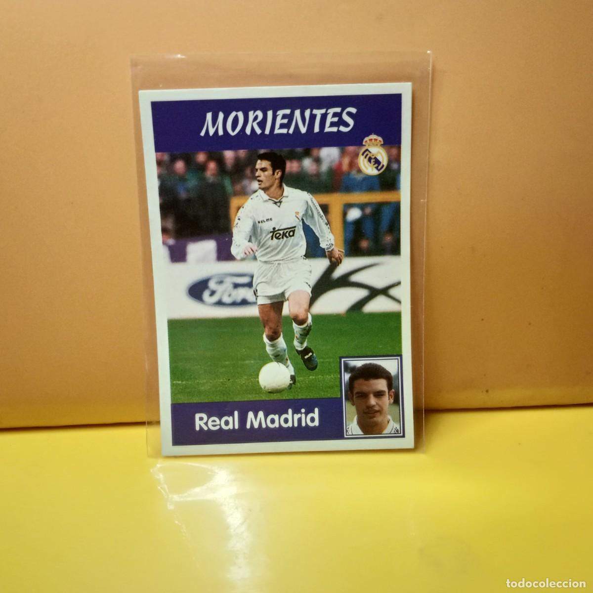 Football Stickers: PANINI SPORTS; MEGACRACKS 1997 1998 97 98 REAL MADRID MORIENTES 15A 15 A