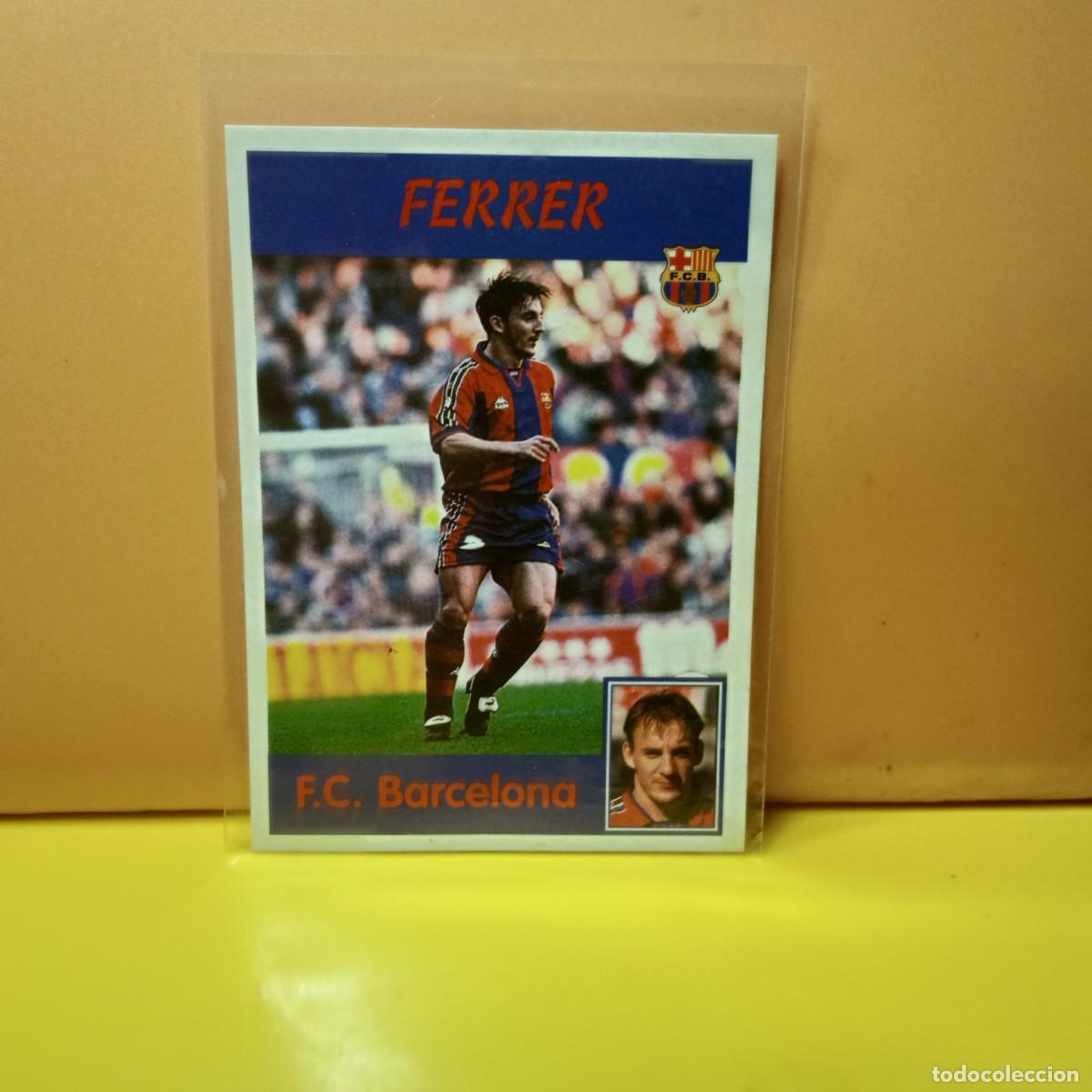 Cromos de f&uacute;tbol: PANINI SPORTS; MEGACRACKS 1997 1998 97 98 F.C BARCELONA FERRER 18