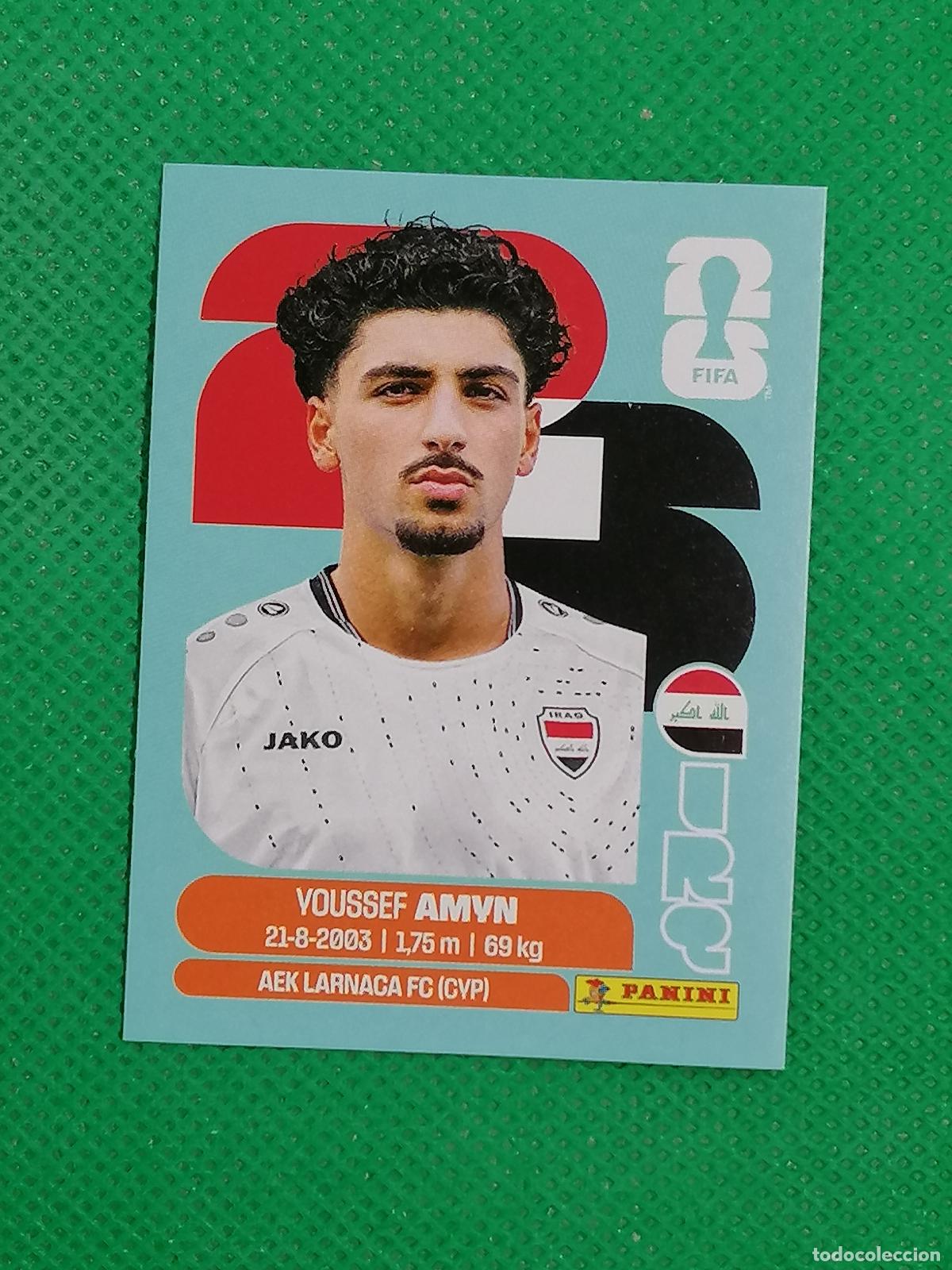 Cromos de f&uacute;tbol: IRQ 14 IRQ14 YOUSSEF AMYN IRAQ ⚽ PANINI FIFA MUNDIAL WORLD CUP 26 2026 STICKER ⚽