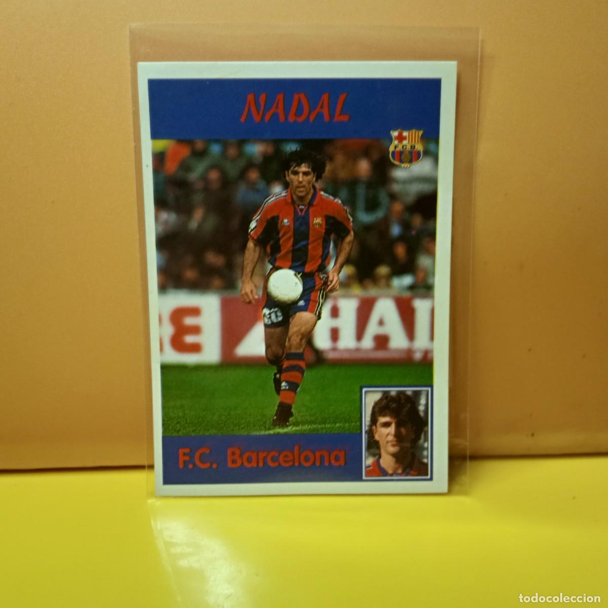 Cromos de f&uacute;tbol: PANINI SPORTS; MEGACRACKS 1997 1998 97 98 F.C BARCELONA NADAL 20