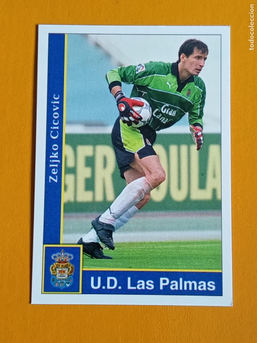 Cromos de f&uacute;tbol: 214 CICOVIC (ERROR). U.D. LAS PALMAS. LAS FICHAS DE LA LIGA 2002. MUNDICROMO