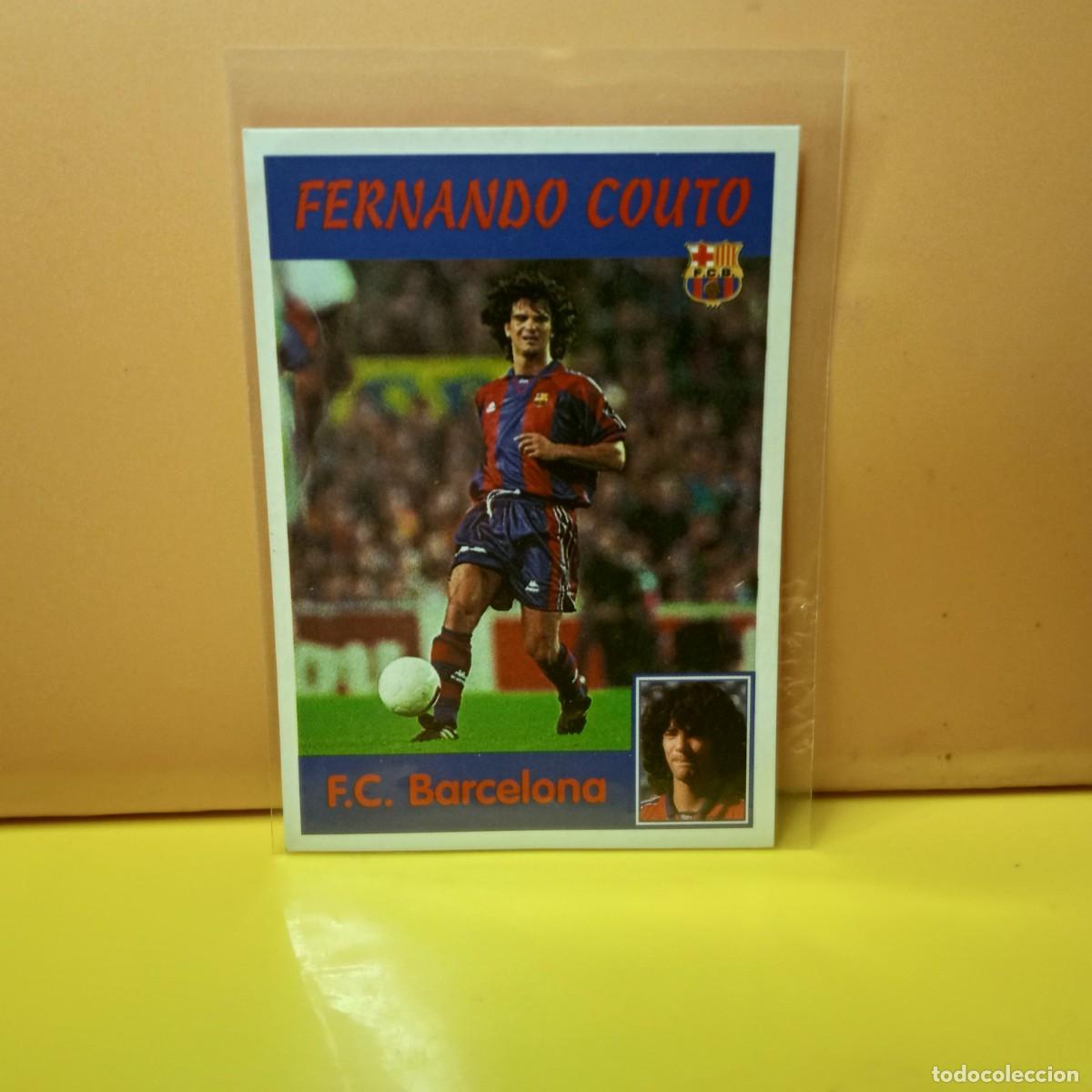 Cromos de f&uacute;tbol: PANINI SPORTS; MEGACRACKS 1997 1998 97 98 F.C BARCELONA FERNANDO COUTO 21