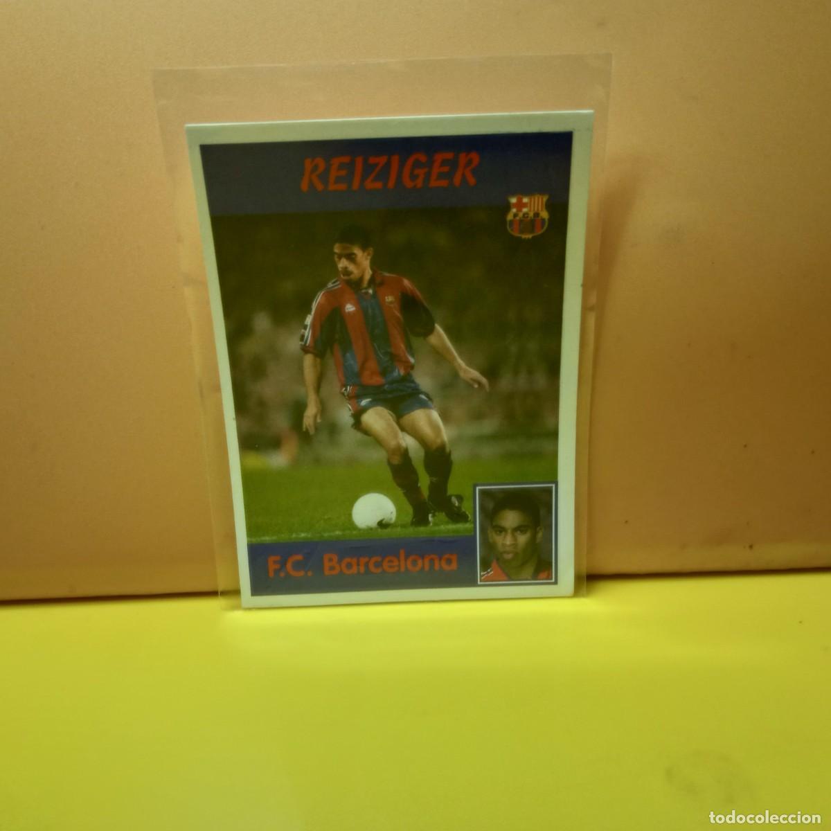 Cromos de f&uacute;tbol: PANINI SPORTS; MEGACRACKS 1997 1998 97 98 F.C BARCELONA REIZEGUER 23 (VERSI&Oacute;N)