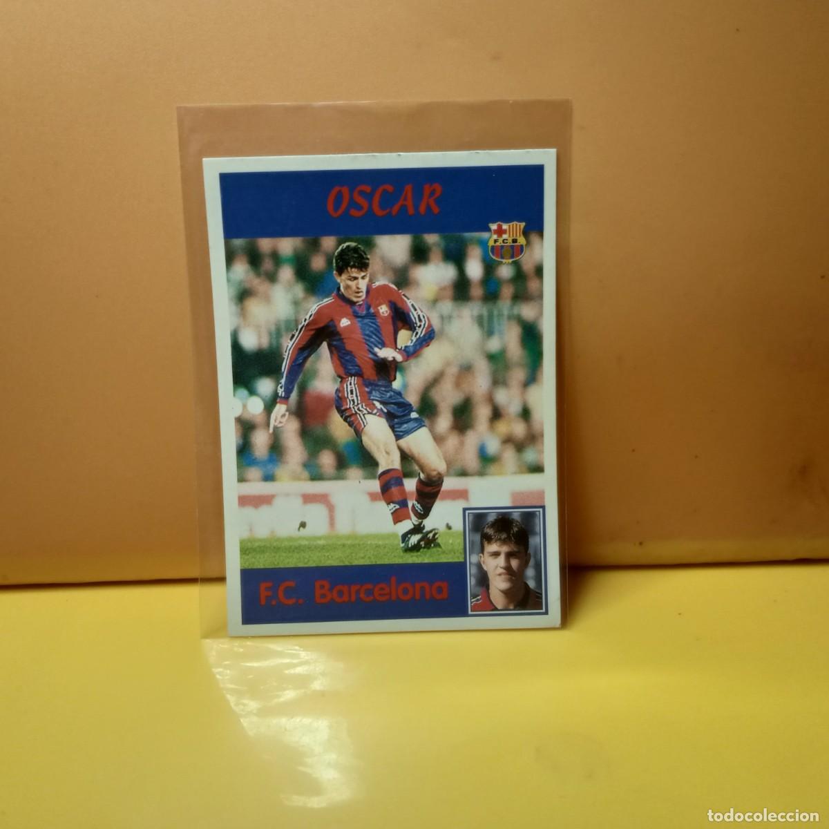 Cromos de f&uacute;tbol: PANINI SPORTS; MEGACRACKS 1997 1998 97 98 F.C BARCELONA OSCAR 24A 24 A