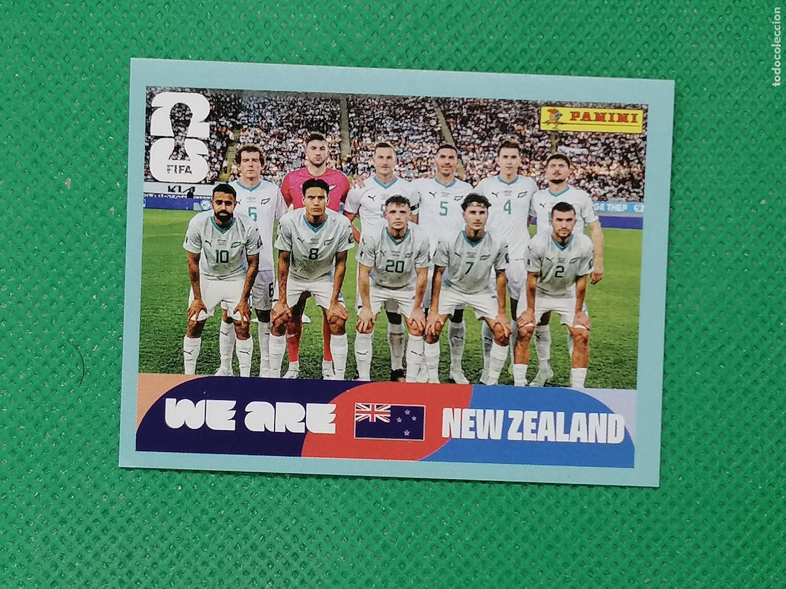 Cromos de f&uacute;tbol: NZL 13 NZL13 PLANTILLA NUEVA ZELANDA ⚽ PANINI FIFA MUNDIAL WORLD CUP 26 2026 STICKER ⚽