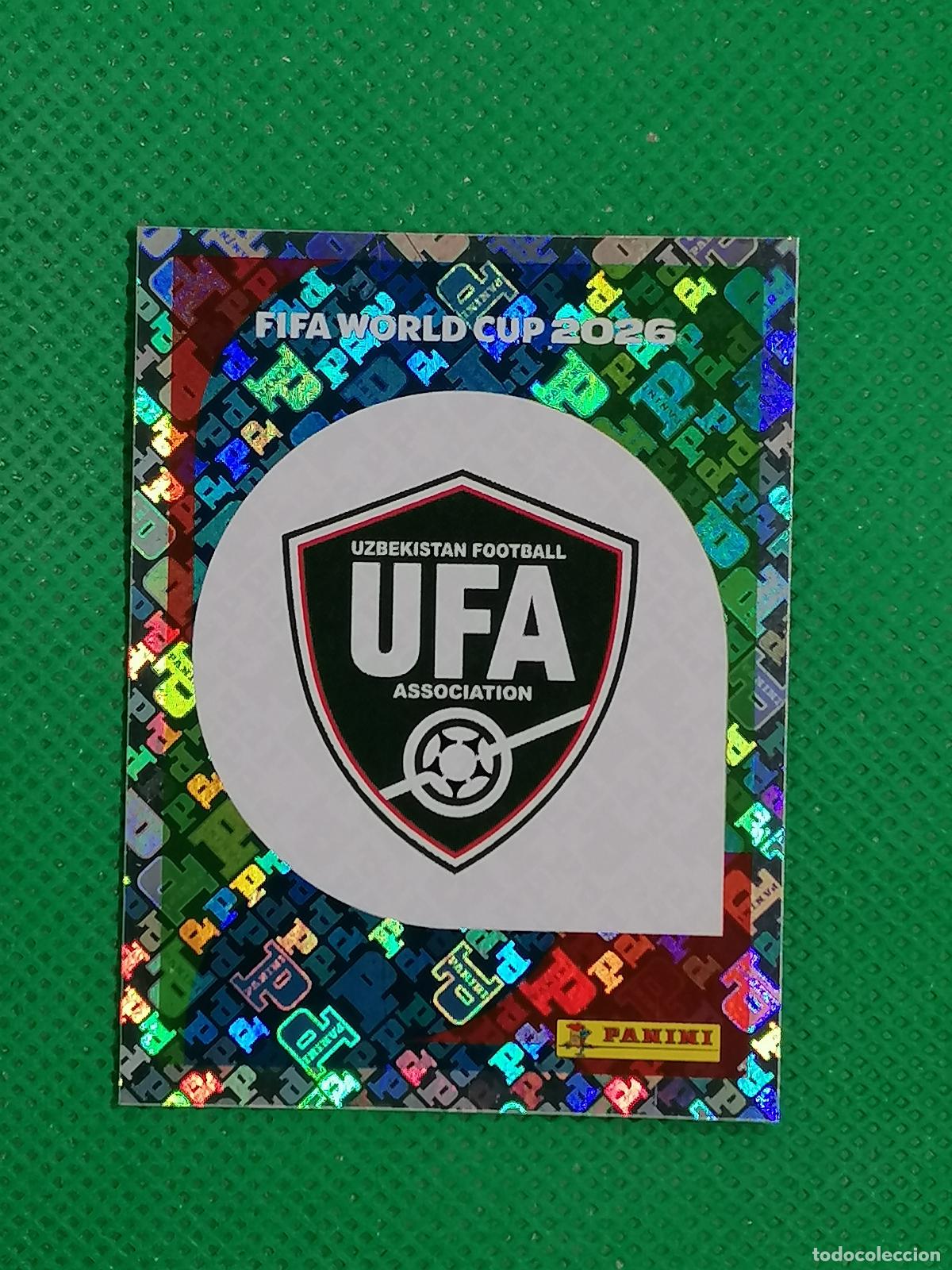 Cromos de f&uacute;tbol: UZB 1 UZB1 ESCUDO UZBEKISTAN ⚽ PANINI FIFA MUNDIAL WORLD CUP 26 2026 STICKER ⚽