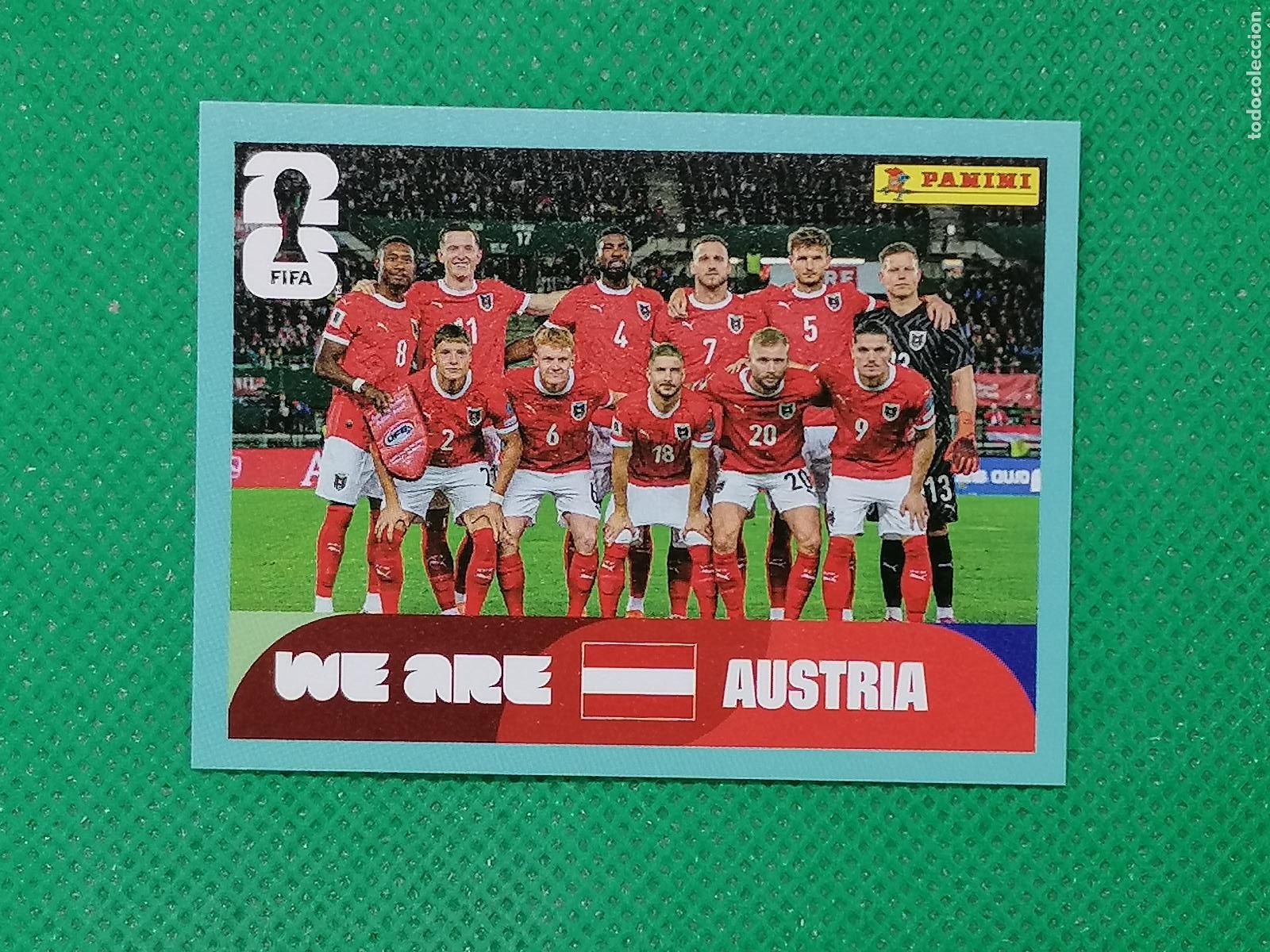 Cromos de f&uacute;tbol: AUT 13 AUT13 PLANTILLA AUSTRIA ⚽ PANINI FIFA MUNDIAL WORLD CUP 26 2026 STICKER ⚽