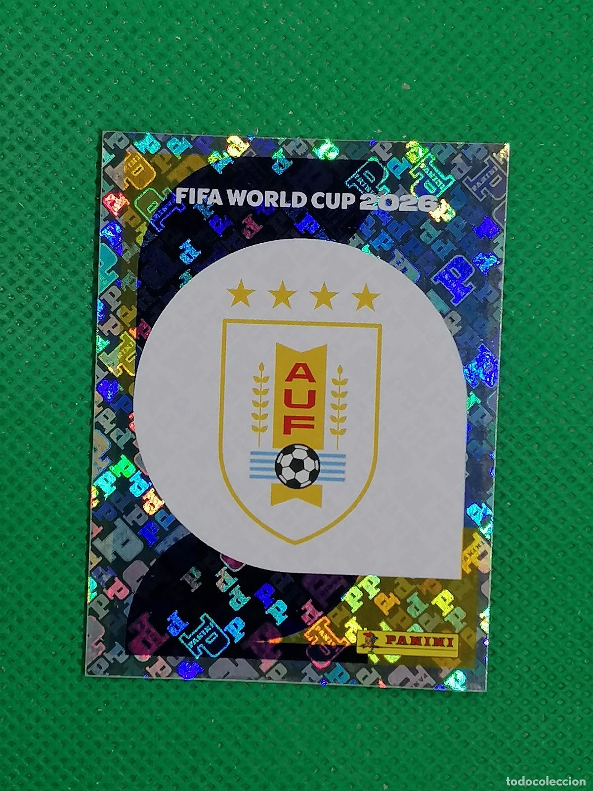 Cromos de f&uacute;tbol: URU 1 URU1 ESCUDO URUGUAY ⚽ PANINI FIFA MUNDIAL WORLD CUP 26 2026 STICKER ⚽